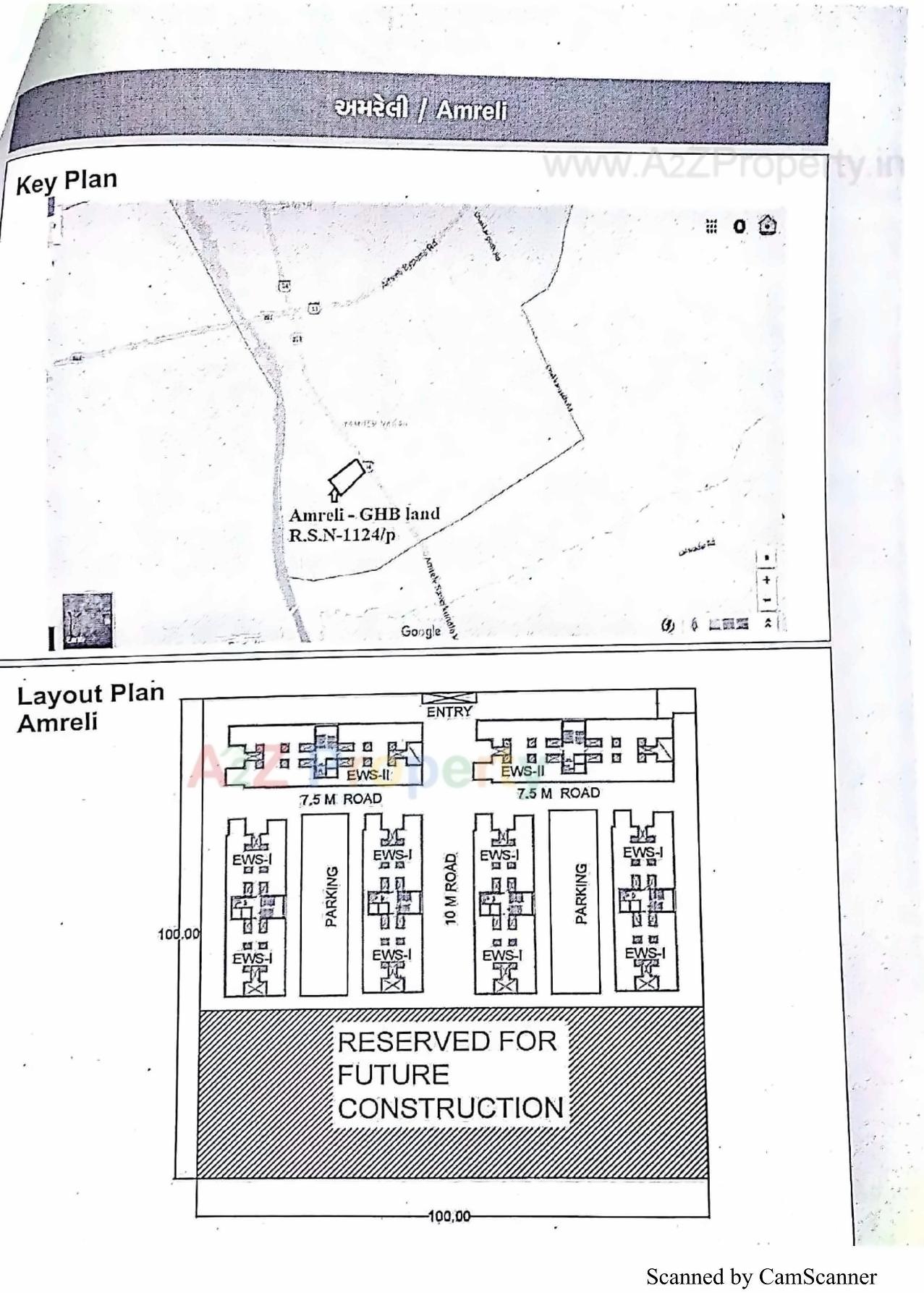 Layout of real estate project 160 Ews At R 24b Tarsamiya Bhavnagar located at Bhavnagar, Bhavnagar, Gujarat