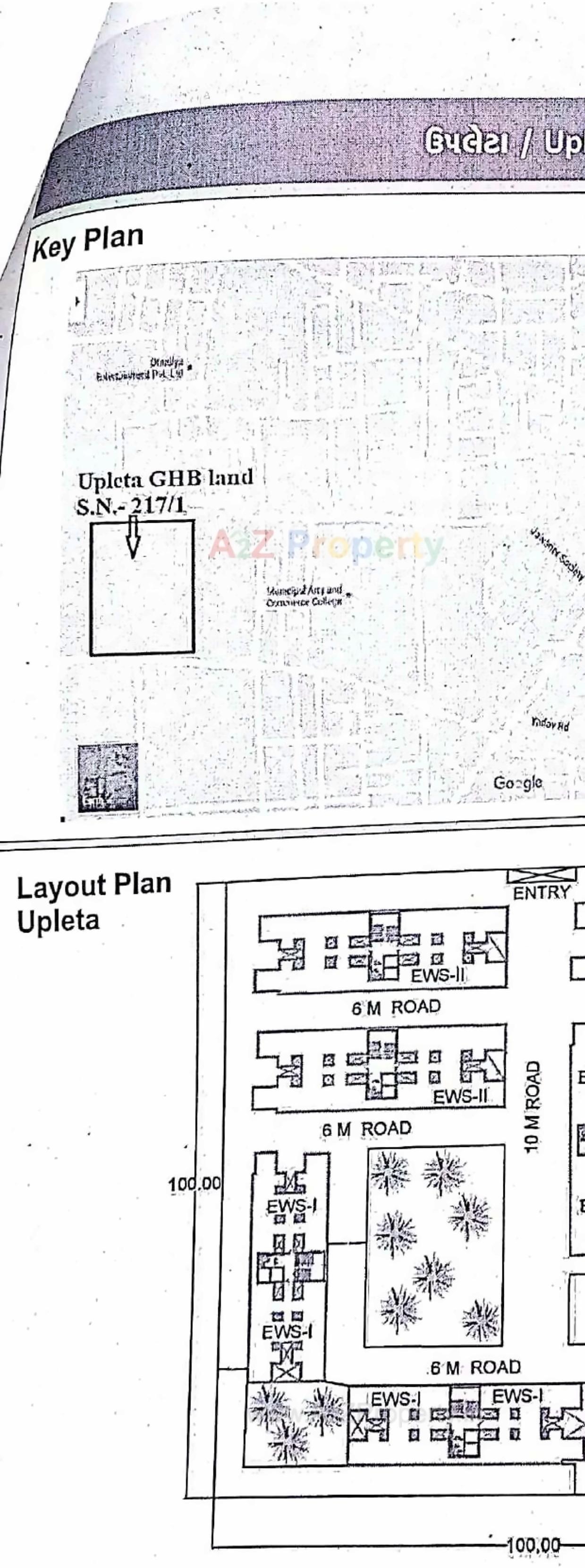 Layout of real estate project 160 Ews At R 24b Tarsamiya Bhavnagar located at Bhavnagar, Bhavnagar, Gujarat
