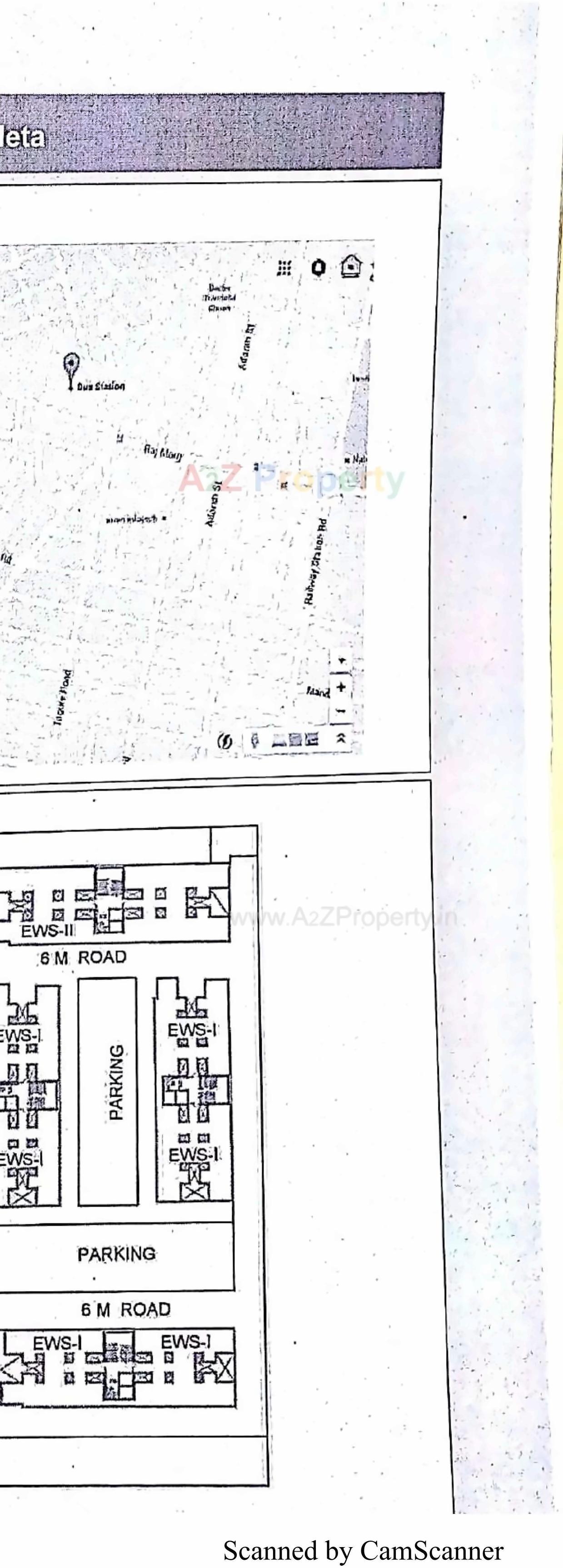 Layout of real estate project 160 Ews At R 24b Tarsamiya Bhavnagar located at Bhavnagar, Bhavnagar, Gujarat
