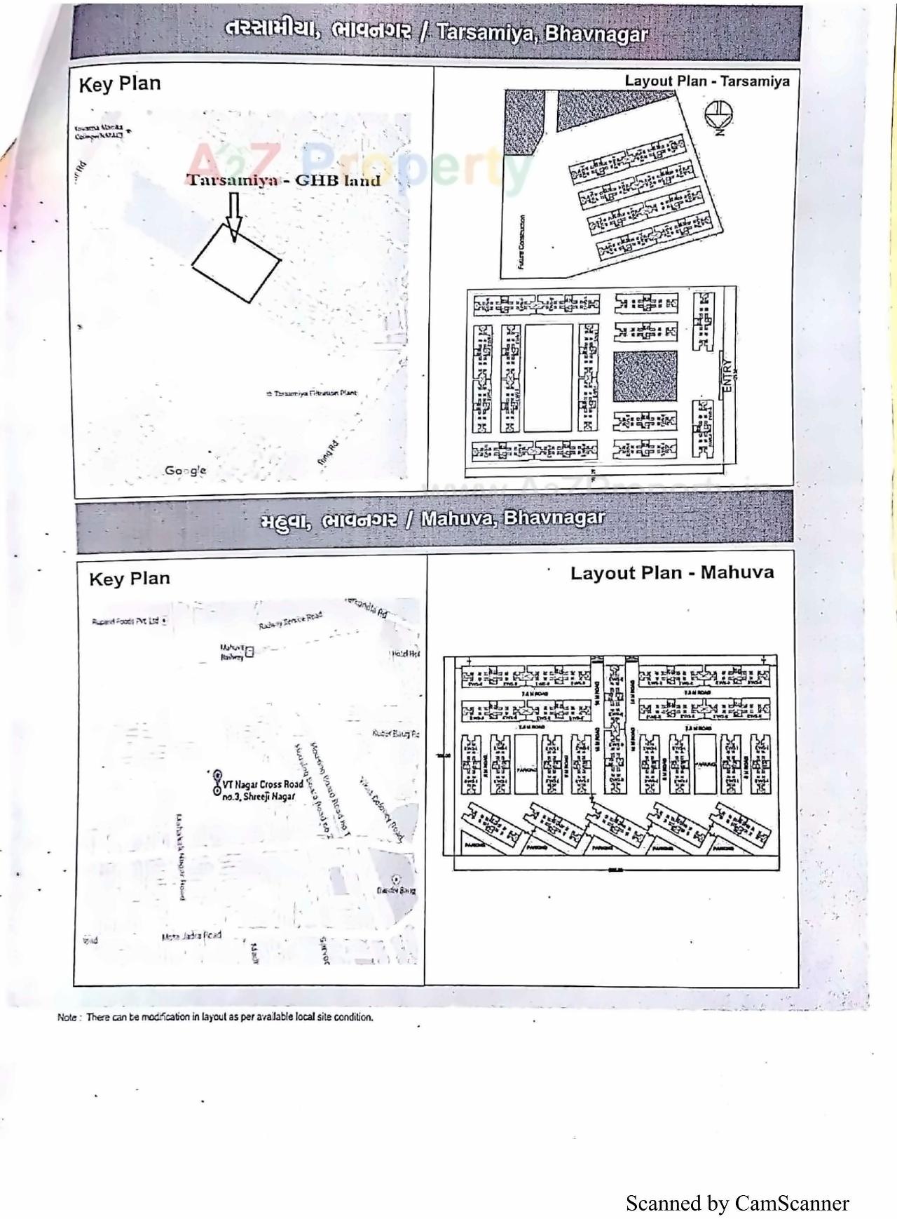 Layout of real estate project 192 Ews At 10b Tarsamiya Bhavnagar located at Tarsamiya, Bhavnagar, Gujarat