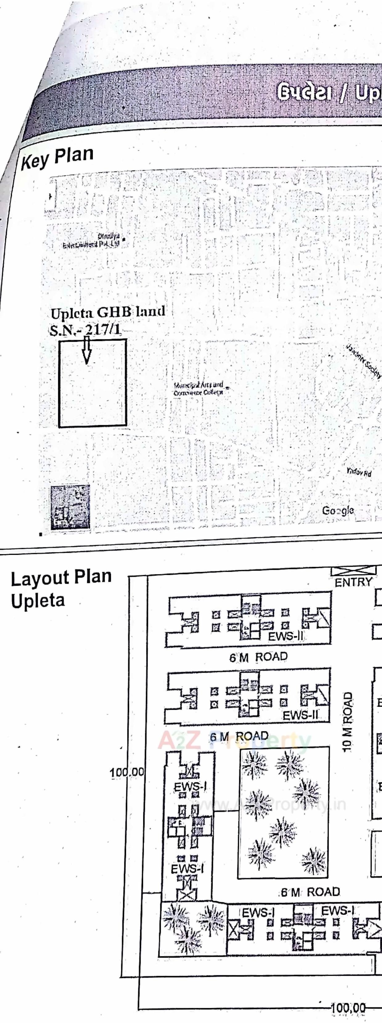 Layout of real estate project 224 Ews At R21 Tarsamiya Bhavnagar located at Tarsamiya, Bhavnagar, Gujarat