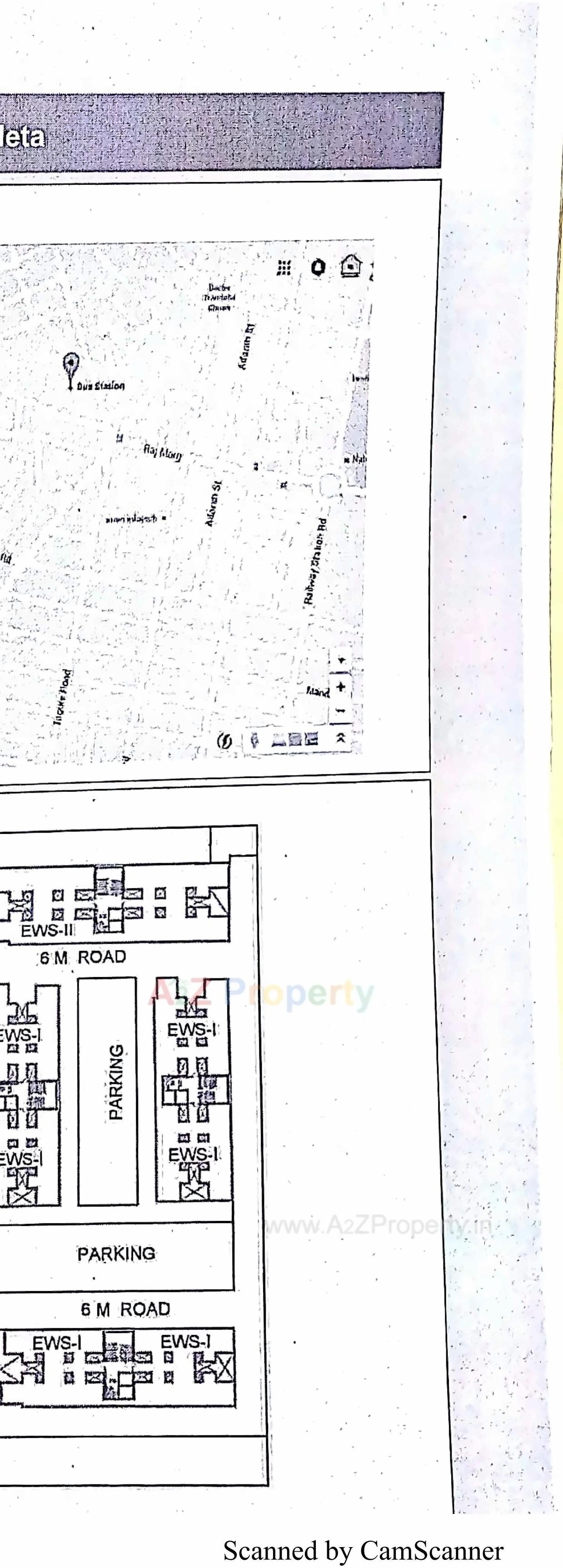 Layout of real estate project 224 Ews At R21 Tarsamiya Bhavnagar located at Tarsamiya, Bhavnagar, Gujarat