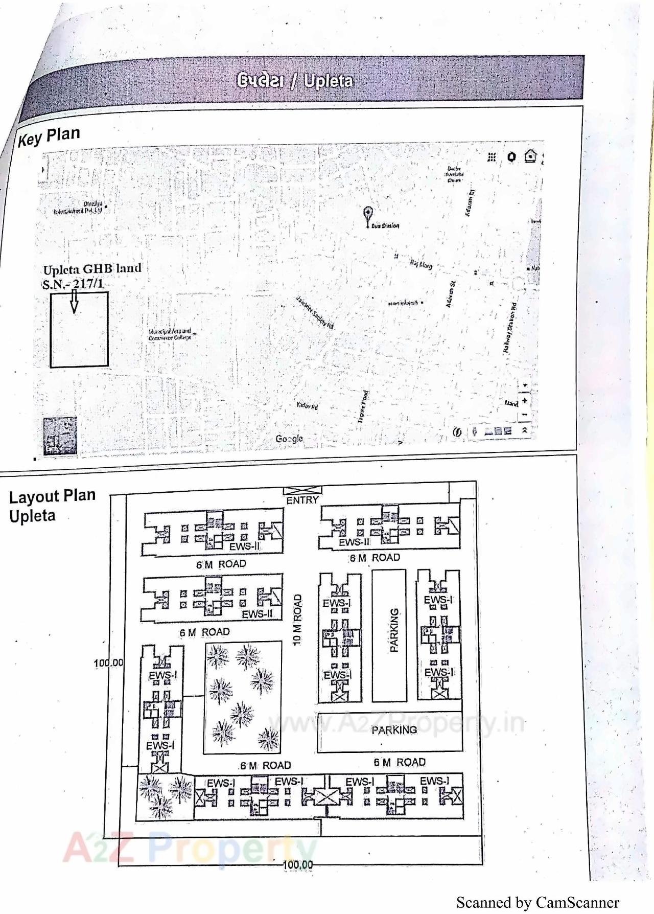 Layout of real estate project 224 Ews At R21 Tarsamiya Bhavnagar located at Tarsamiya, Bhavnagar, Gujarat