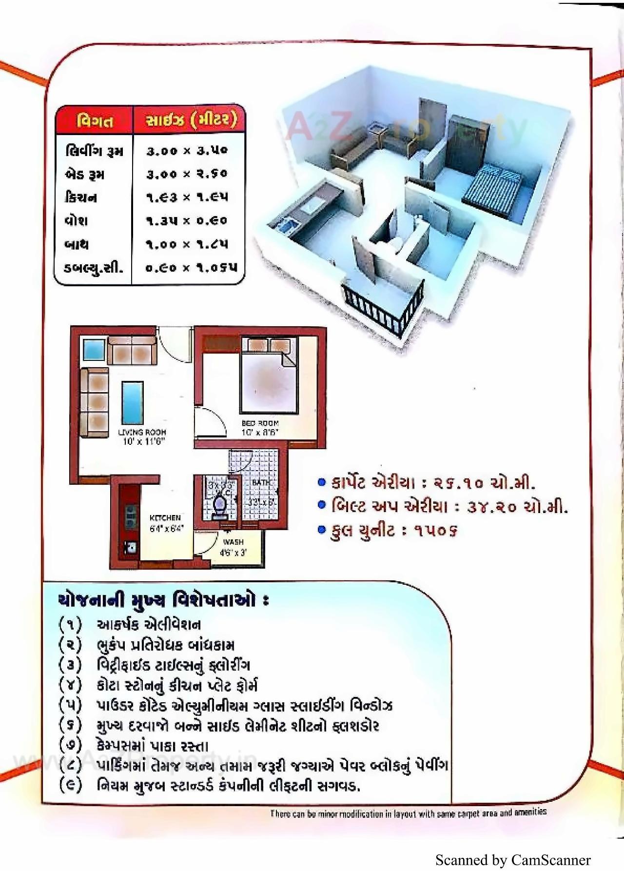 Layout of real estate project 2548 Ews Pmay Fp located at Tarsamiya, Bhavnagar, Gujarat