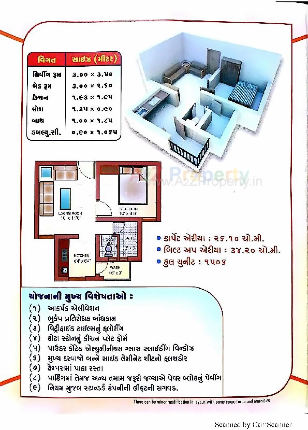 Layout of real estate project 2548 Ews Pmay Fp located at Tarsamiya, Bhavnagar, Gujarat