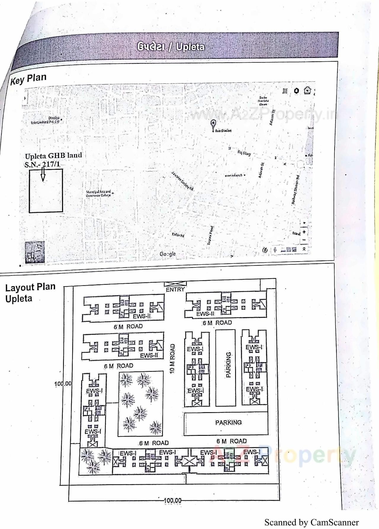 Layout of real estate project 288 Ews At R20 Tarsamiya Bhavnagar located at Bhavnagar, Bhavnagar, Gujarat