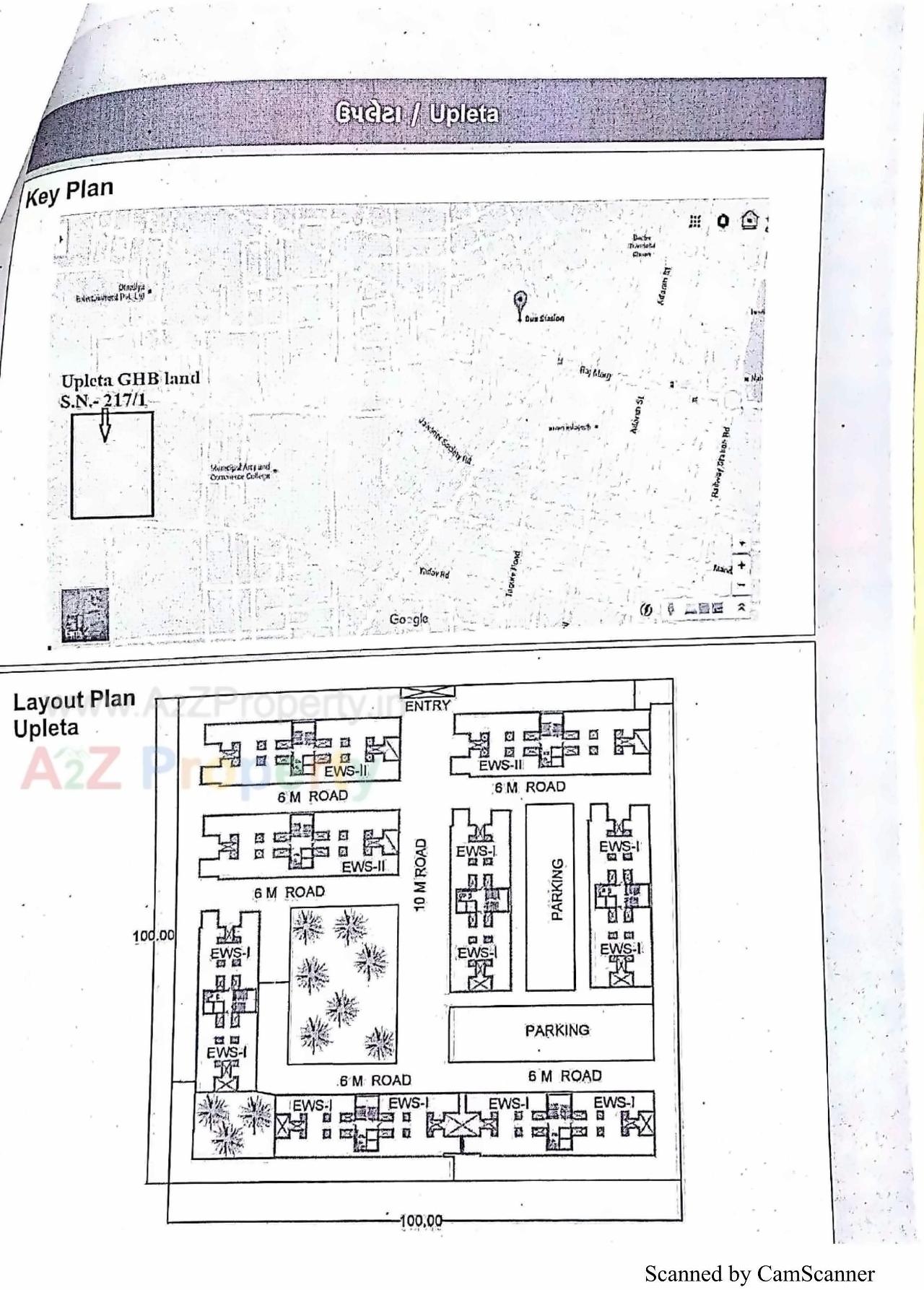 Layout of real estate project 576 Ews At R 10a Tarsamiya Bhavnagar located at Tarsamiya, Bhavnagar, Gujarat