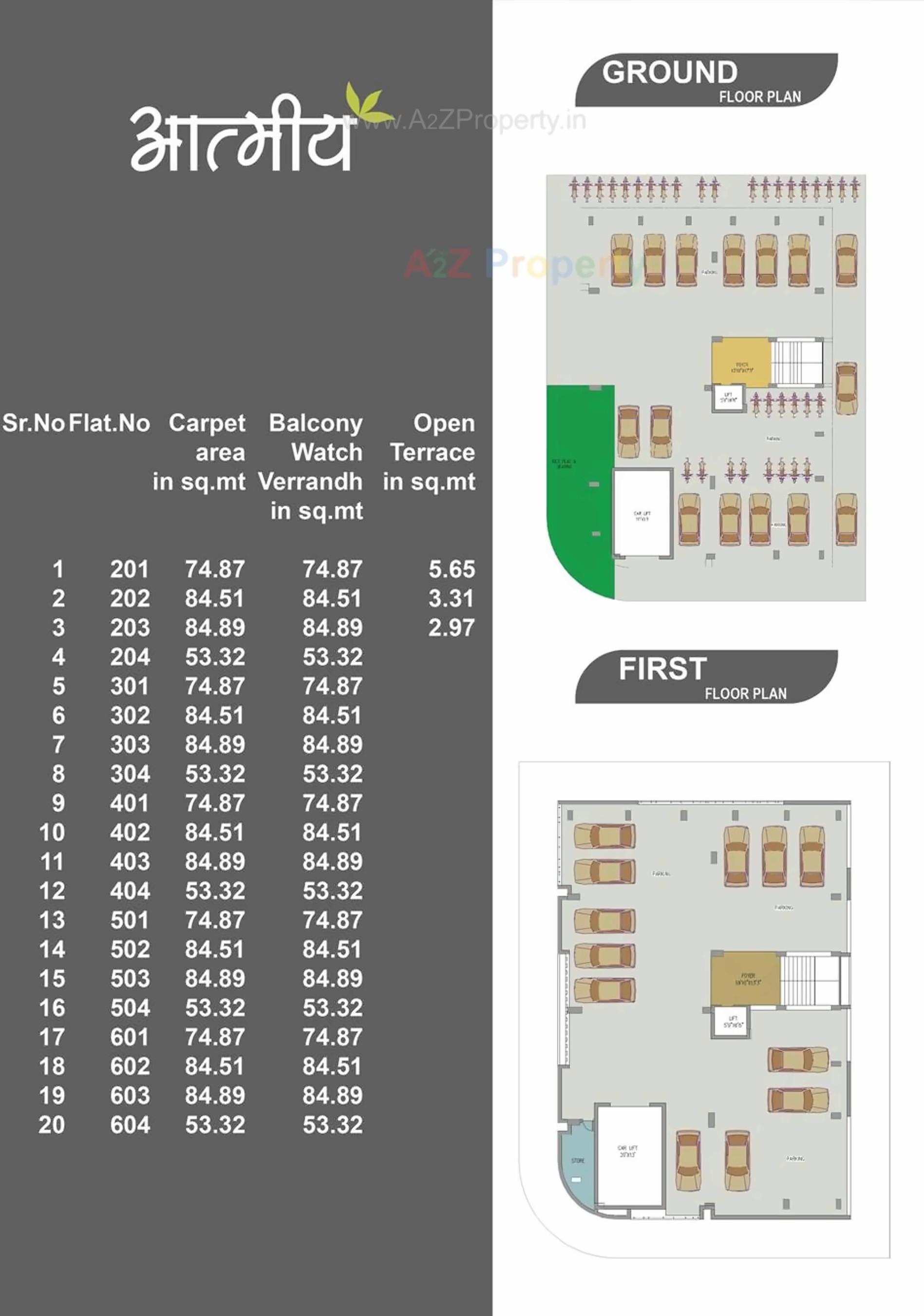  of real estate project Aatmiya located at Bhavnagar, Bhavnagar, Gujarat