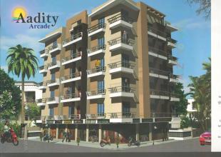 Elevation of real estate project Aditya Arcade located at Chitra, Bhavnagar, Gujarat