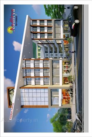 Elevation of real estate project Aditya Avenue located at Fulsar, Bhavnagar, Gujarat