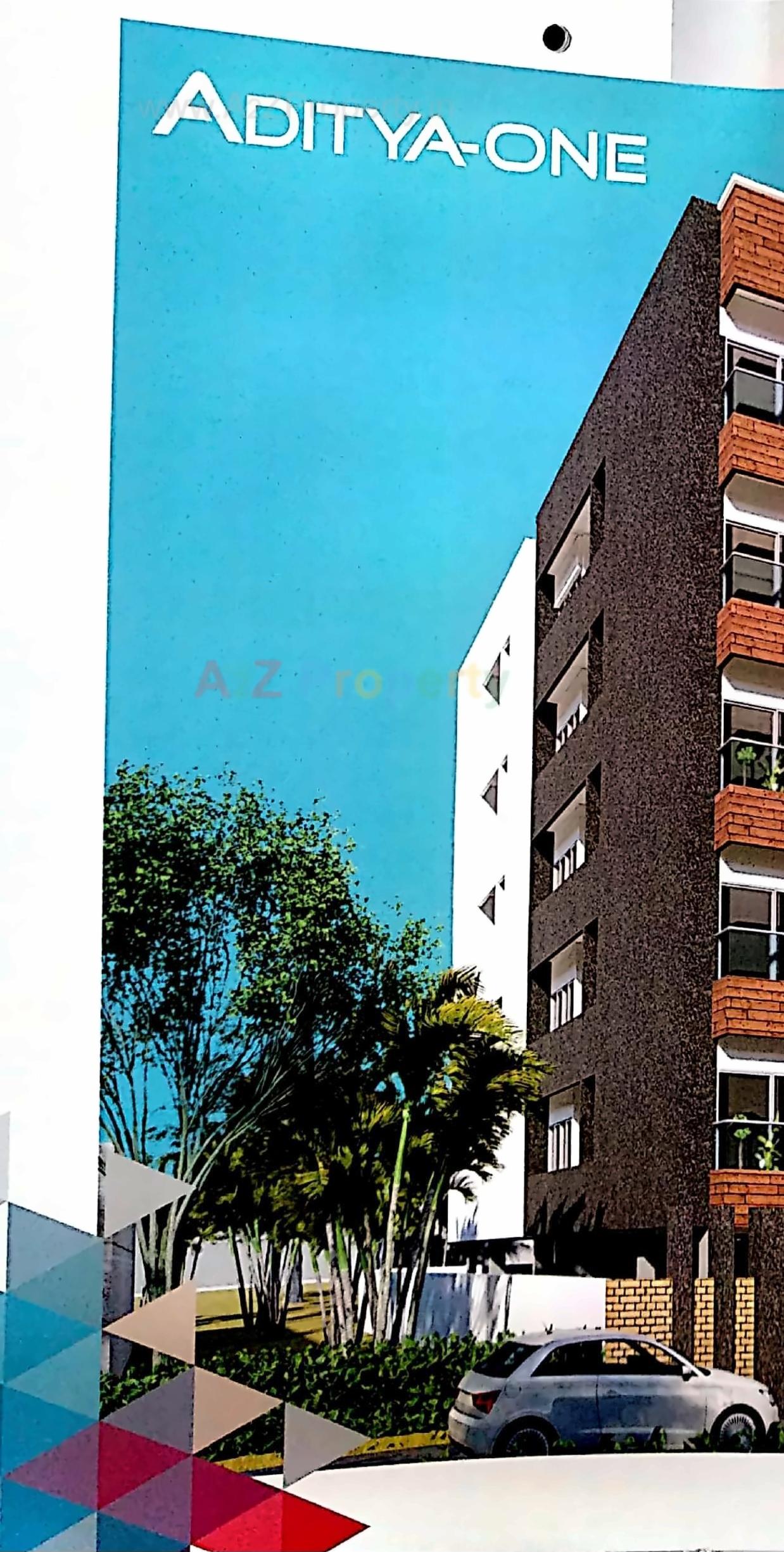 3D Elevation of real estate project Aditya One located at Bhavnagar, Bhavnagar, Gujarat