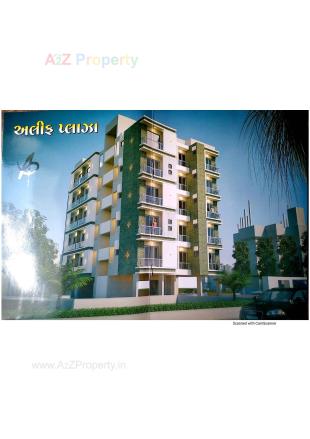 Elevation of real estate project Alif Plaza located at 1, Bhavnagar, Gujarat
