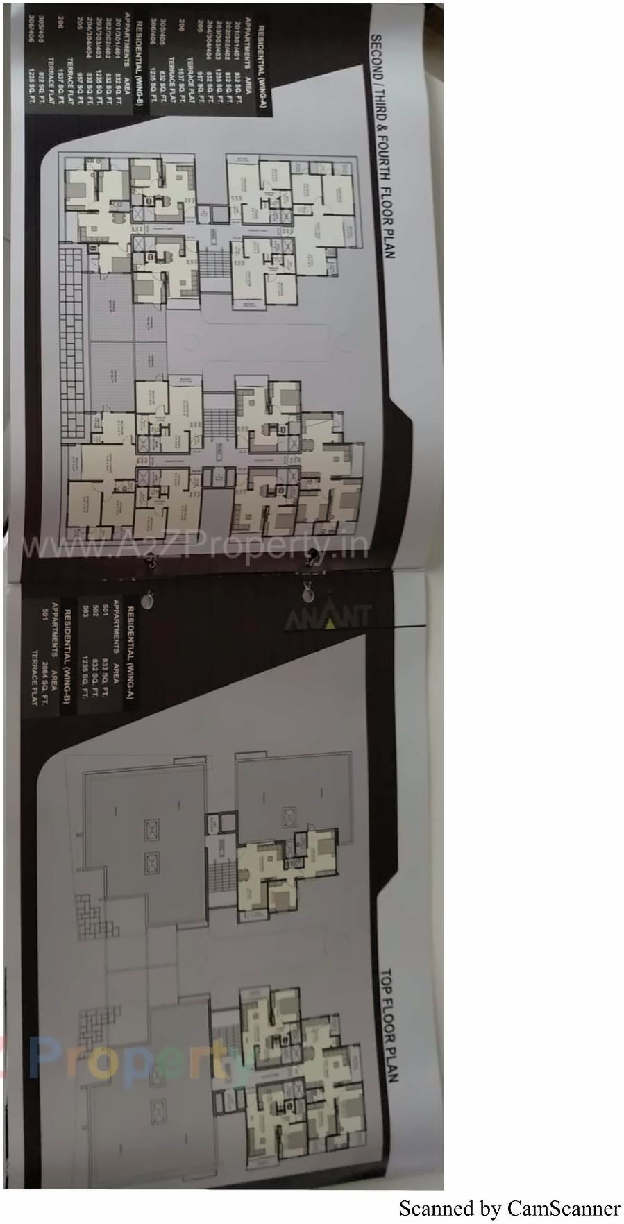 Layout of real estate project Anant located at Tarsamiya, Bhavnagar, Gujarat
