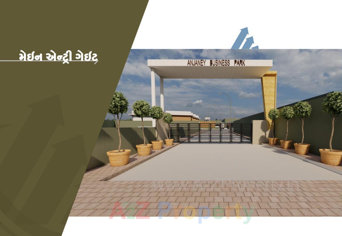 3D Elevation of real estate project Anjaney Business Park located at Bhavnagar, Bhavnagar, Gujarat