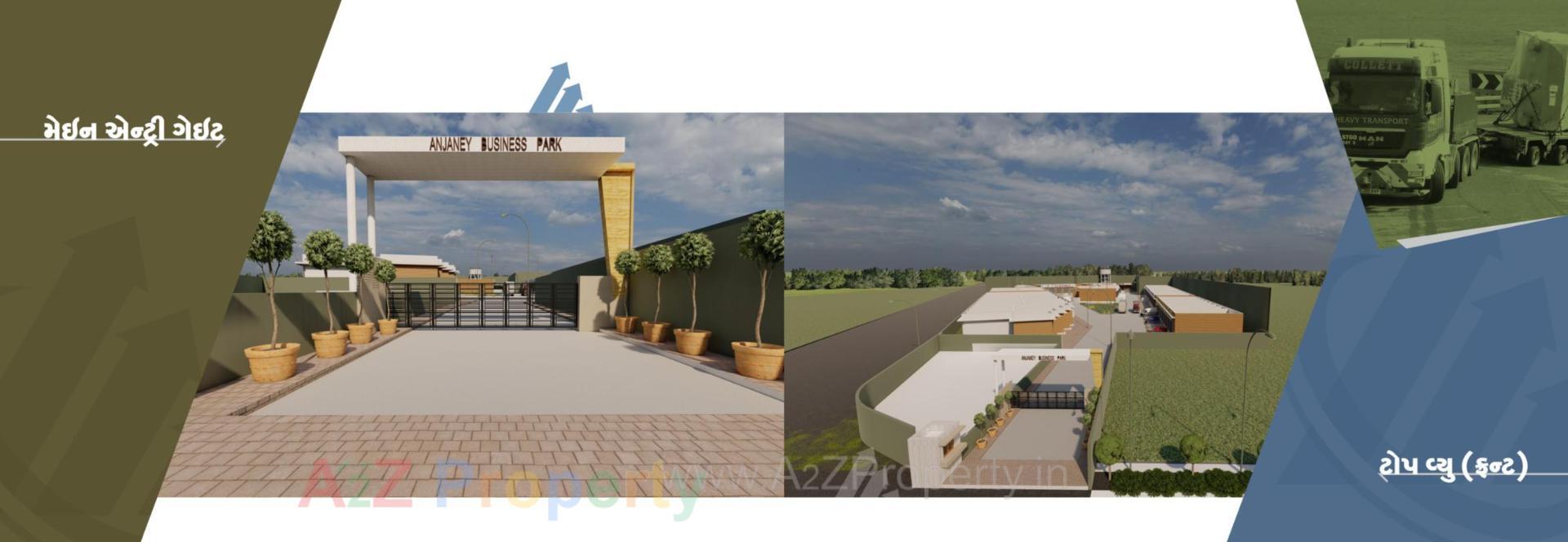 3D Elevation of real estate project Anjaney Business Park located at Bhavnagar, Bhavnagar, Gujarat