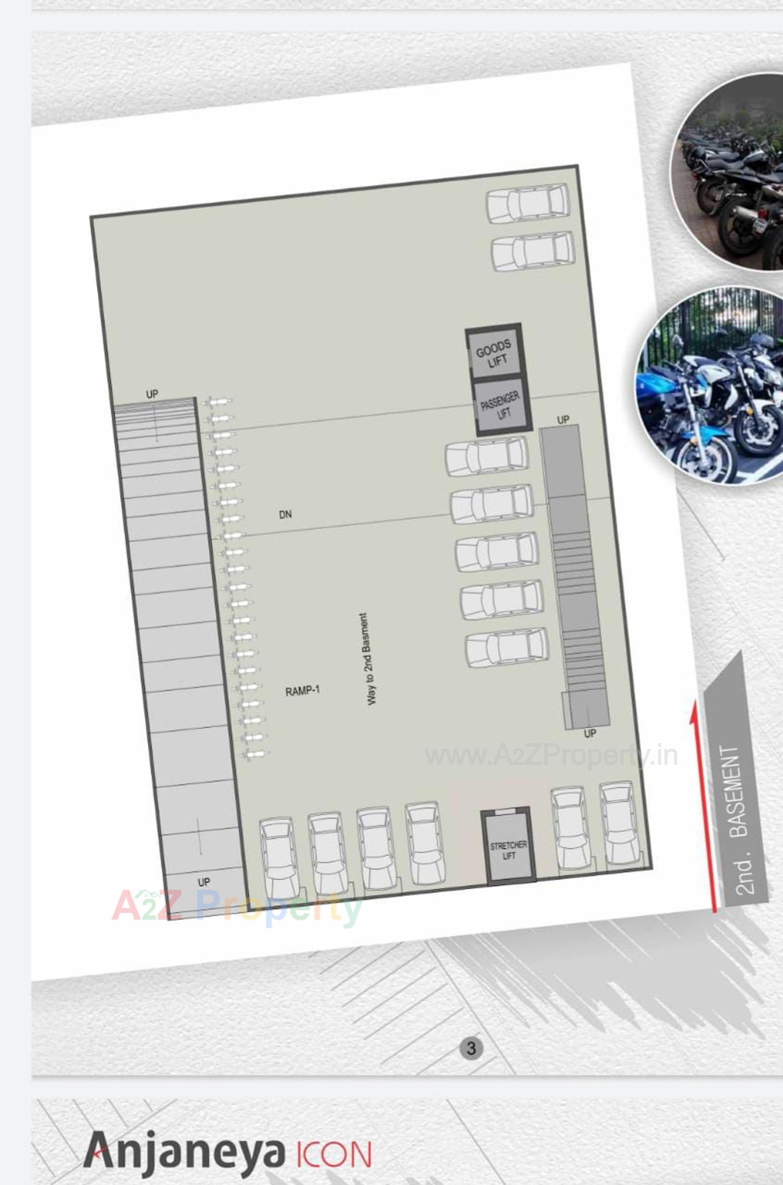 Layout of real estate project Anjaneya Icon located at Bhavnagar, Bhavnagar, Gujarat