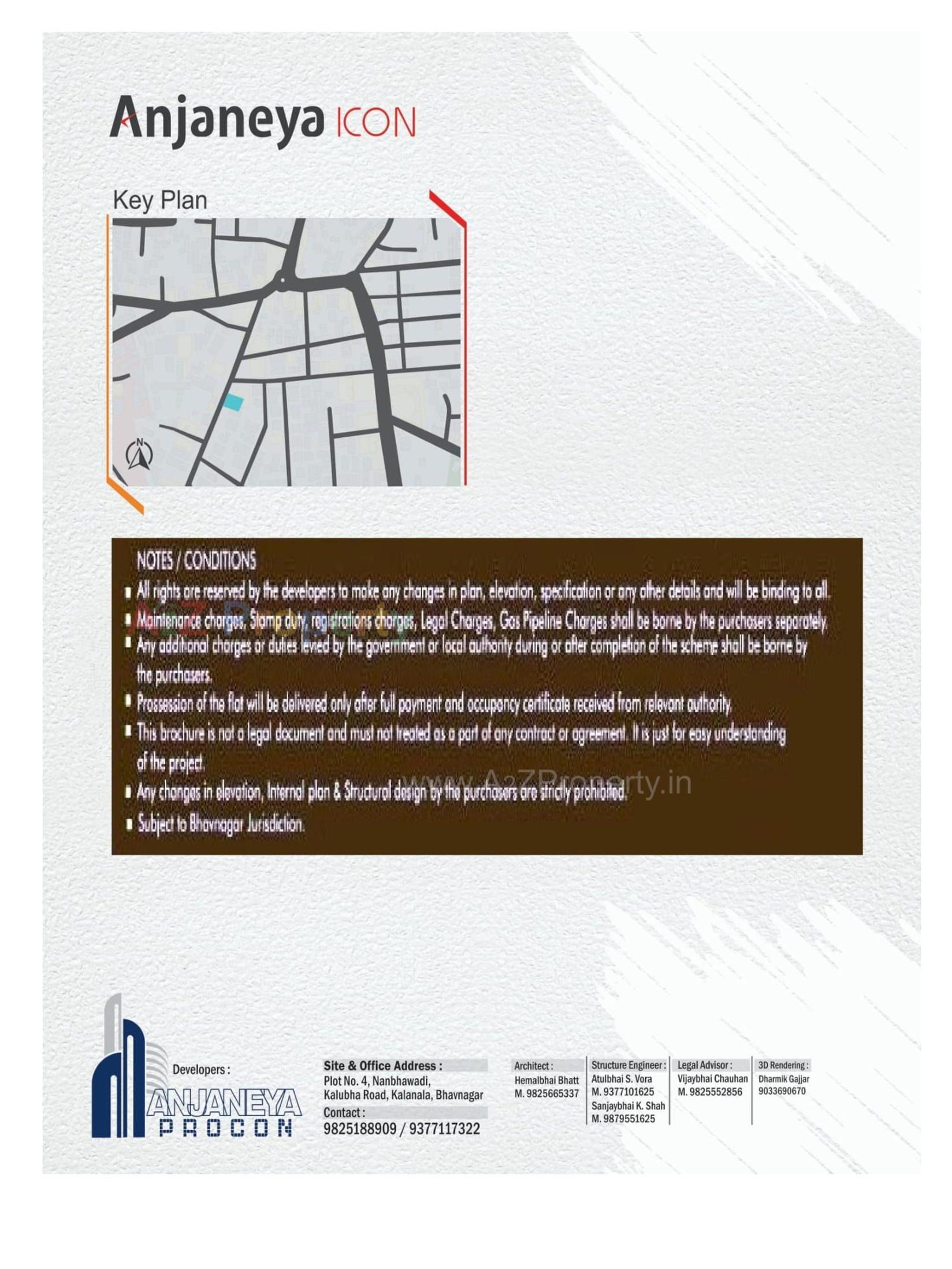  of real estate project Anjaneya Icon located at Bhavnagar, Bhavnagar, Gujarat