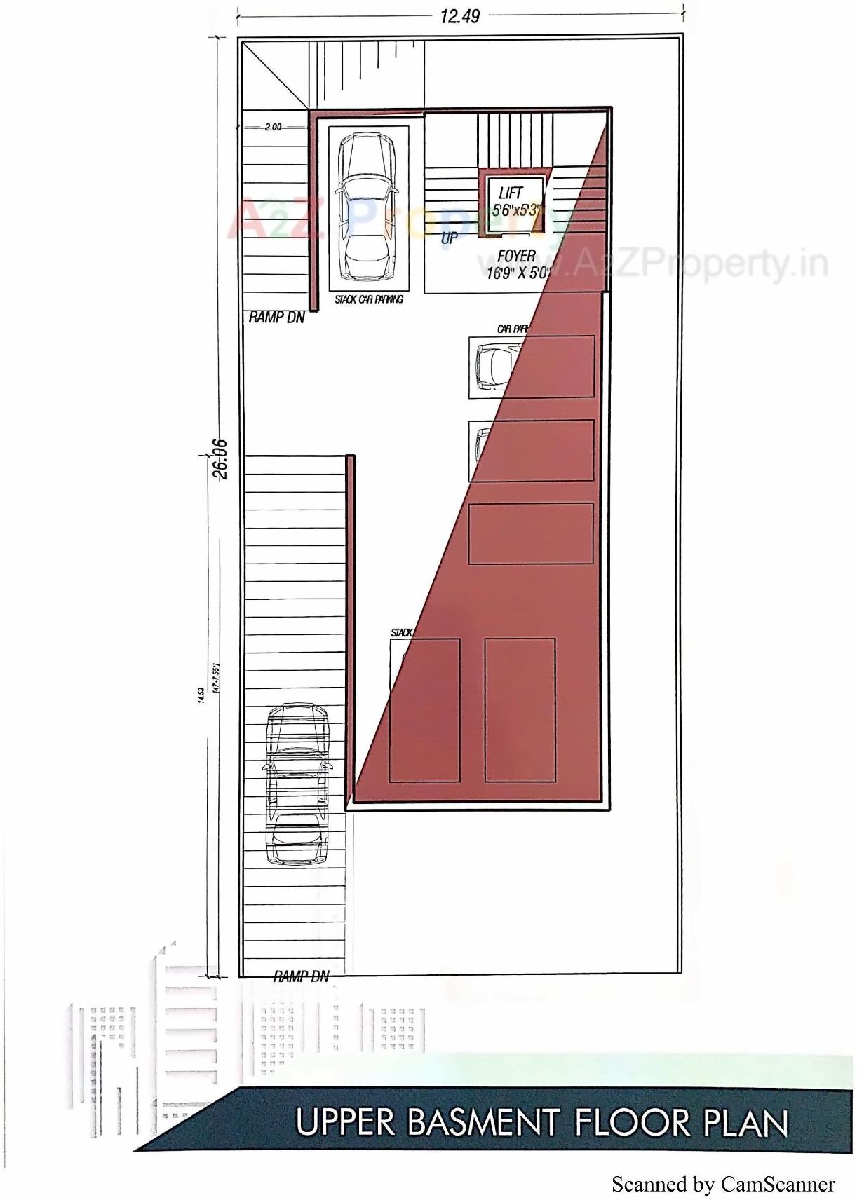 Layout of real estate project Anjaneya Prime located at Bhavnagar, Bhavnagar, Gujarat