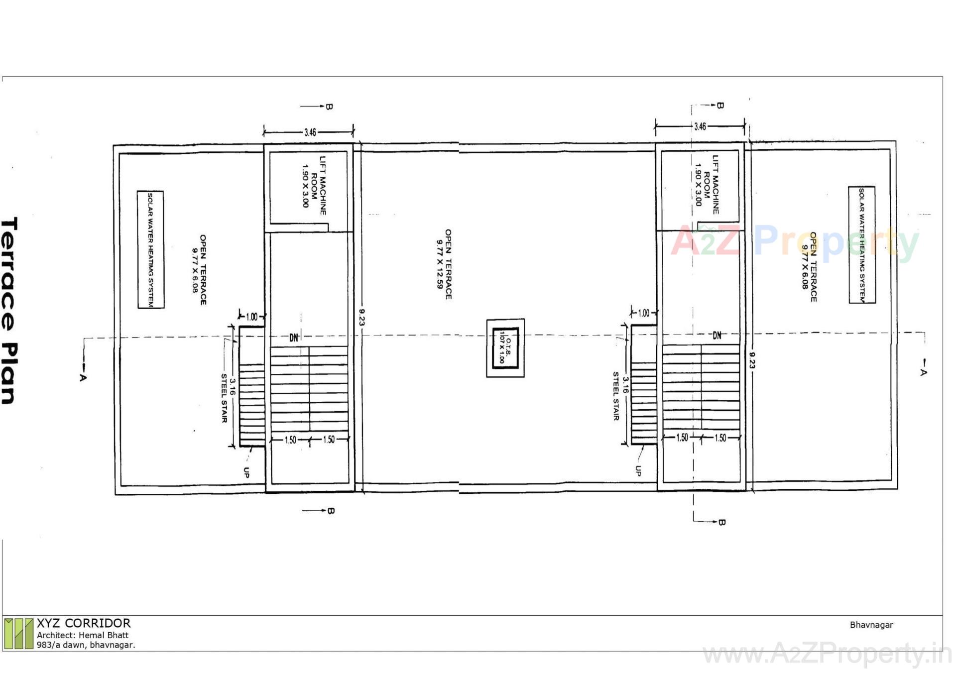 Layout of real estate project Apple Elegance located at Bhavnagar, Bhavnagar, Gujarat