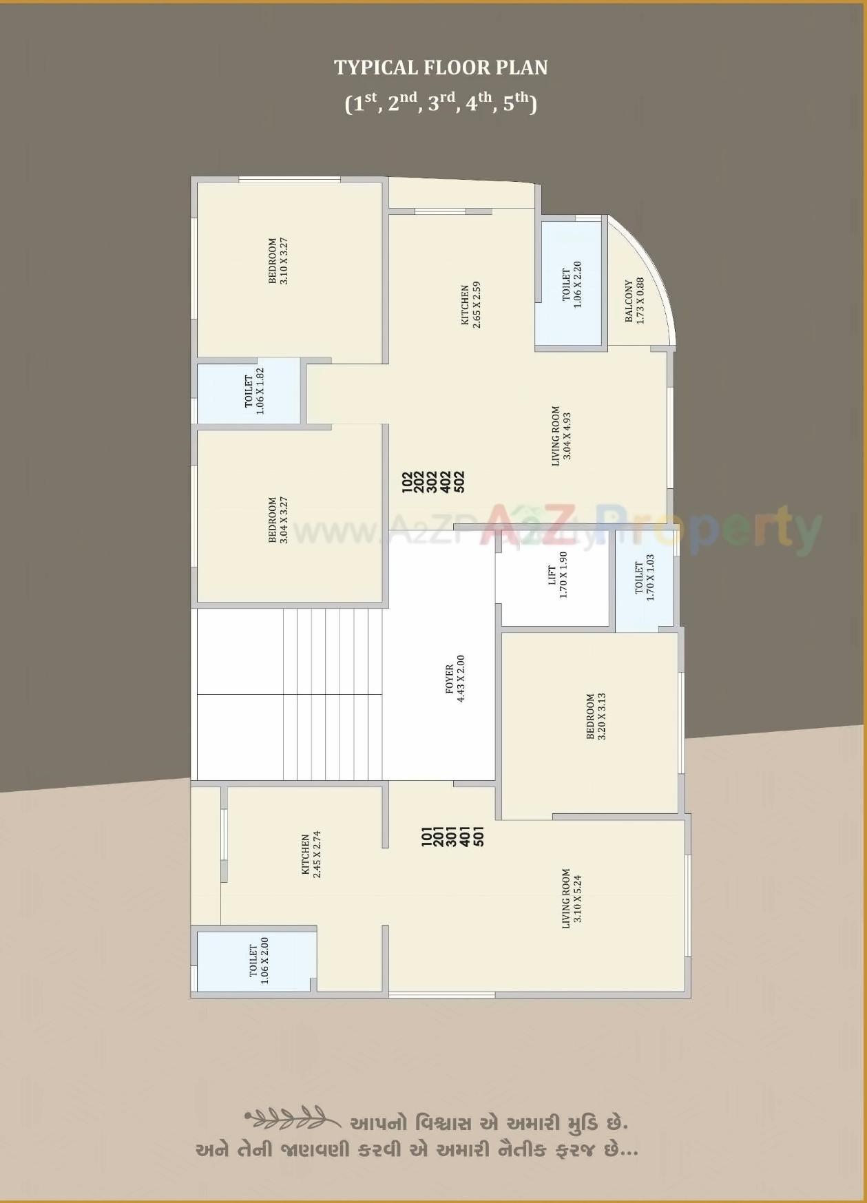 Layout of real estate project Apple Heights located at Bhavnagar, Bhavnagar, Gujarat
