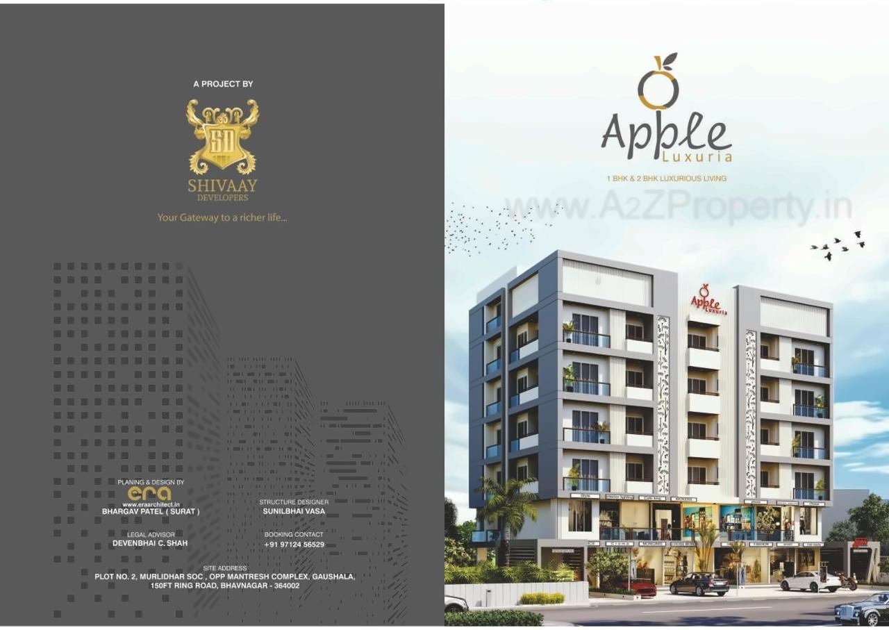3D Elevation of real estate project Apple Luxuria located at Bhavnagar, Bhavnagar, Gujarat