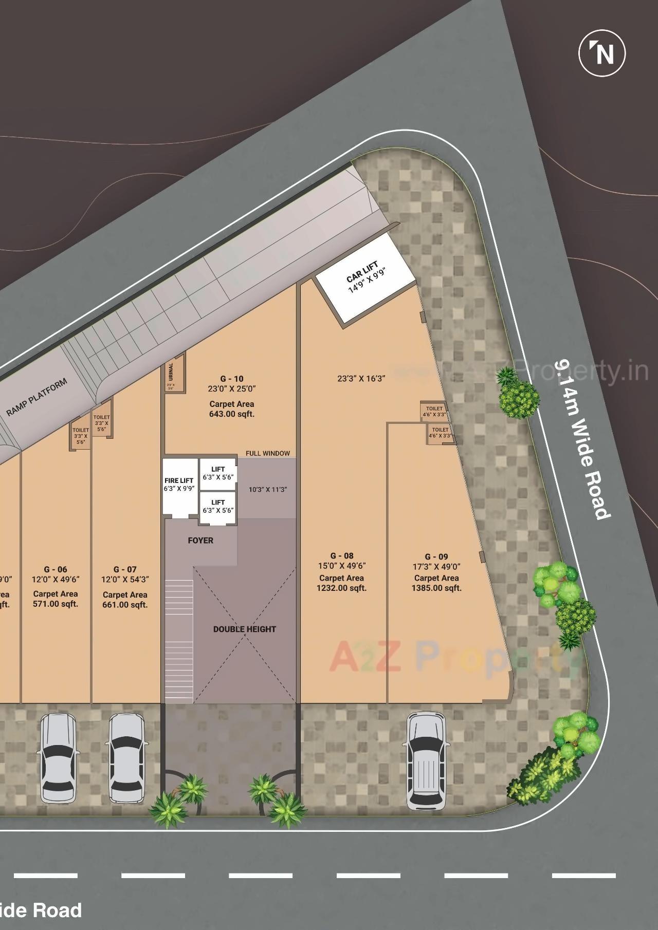 Layout of real estate project Ashtavinayak located at Bhavnagar, Bhavnagar, Gujarat