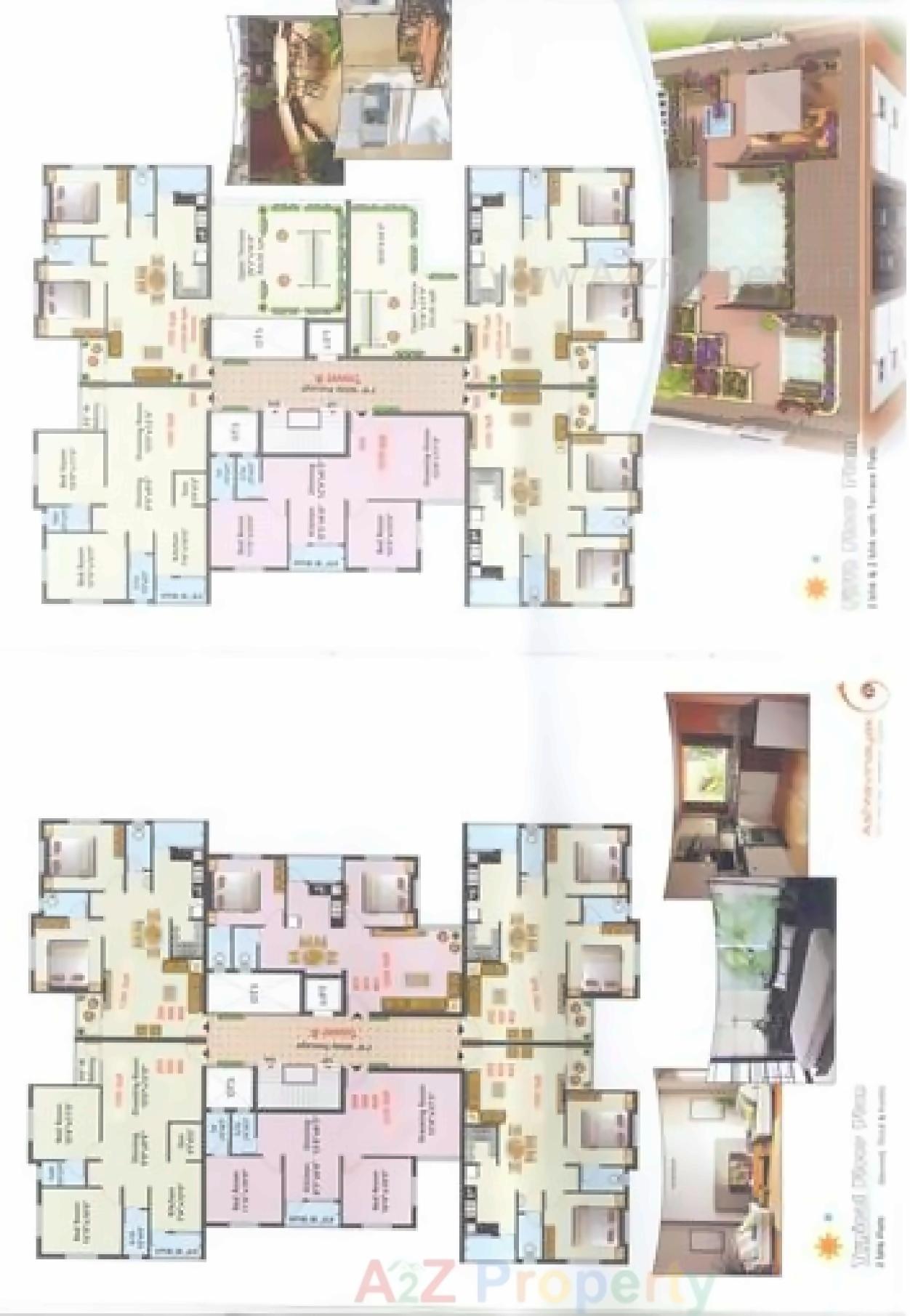 Layout of real estate project Ashtvinayak located at City, Bhavnagar, Gujarat