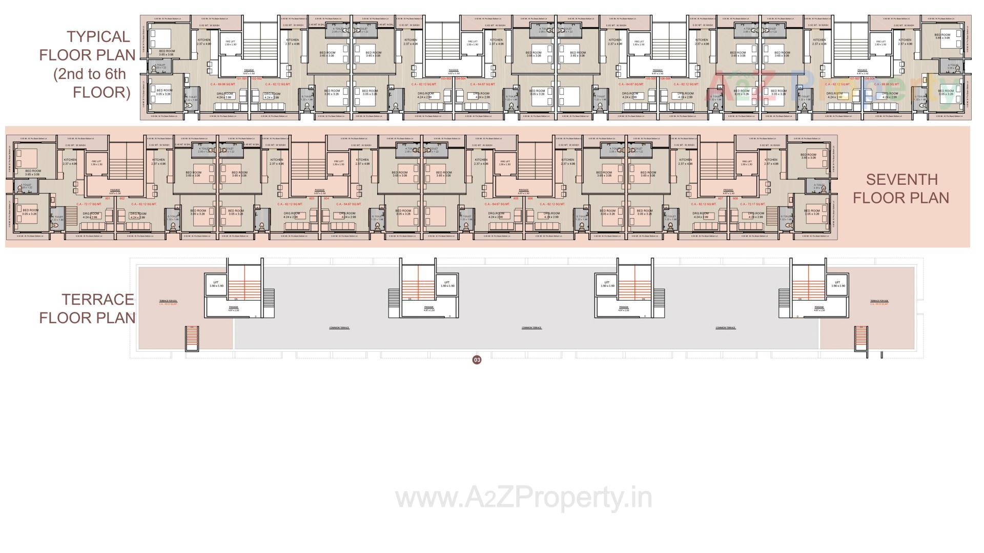 Layout of real estate project Bapasitaram Height located at Vadva, Bhavnagar, Gujarat