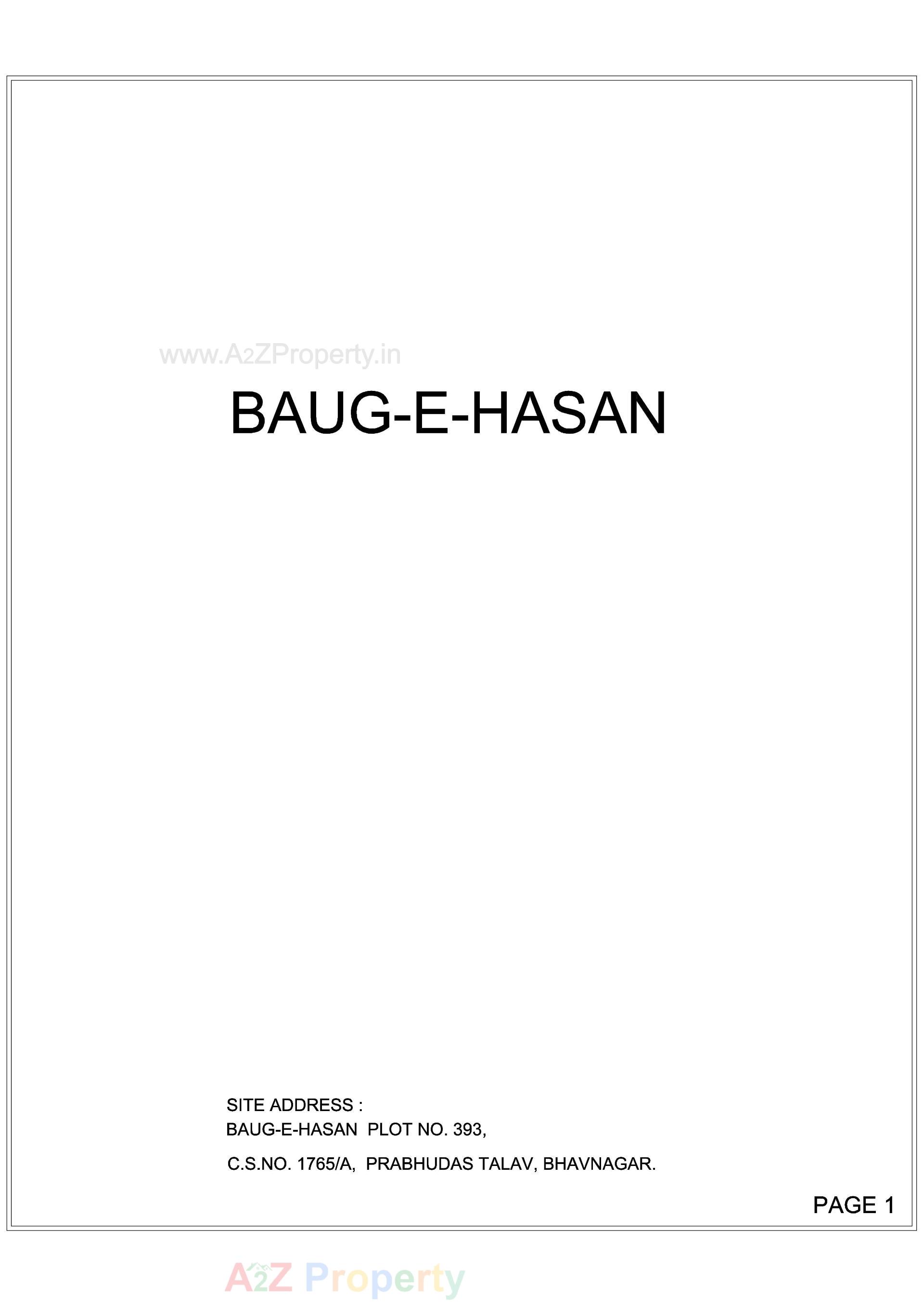  of real estate project Baug E Hasan located at Krushnagar, Bhavnagar, Gujarat