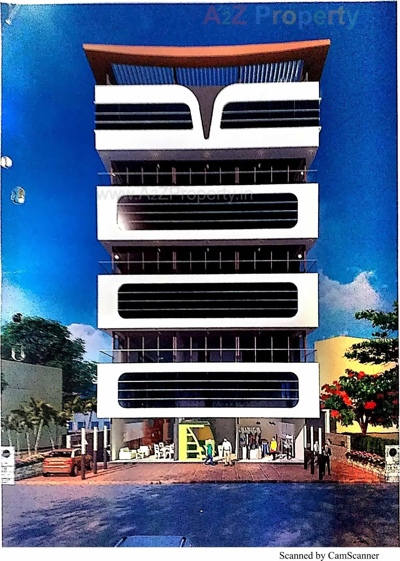 3D Elevation of real estate project Bhayani Skyline located at Bhavnagar, Bhavnagar, Gujarat