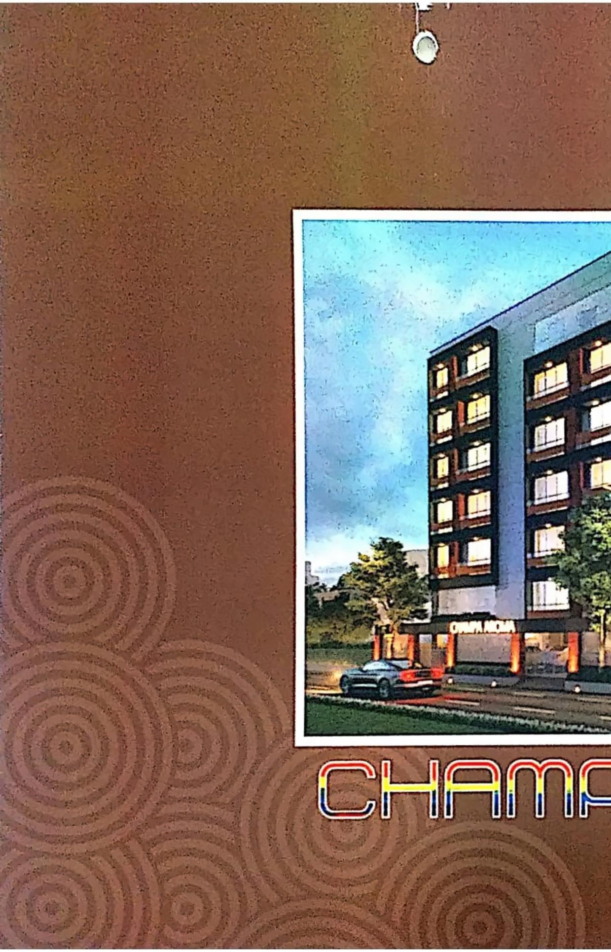 3D Elevation of real estate project Champa Aroma located at Bhavnagar, Bhavnagar, Gujarat