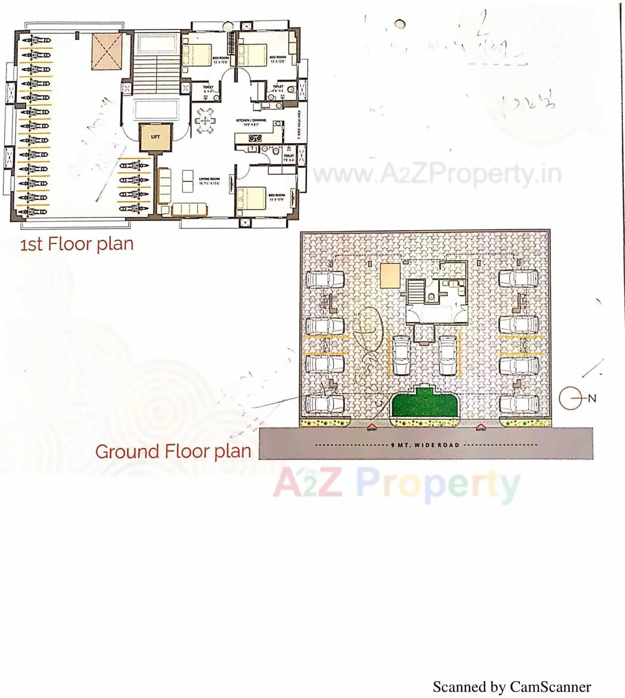 Layout of real estate project Champa Aroma located at Bhavnagar, Bhavnagar, Gujarat