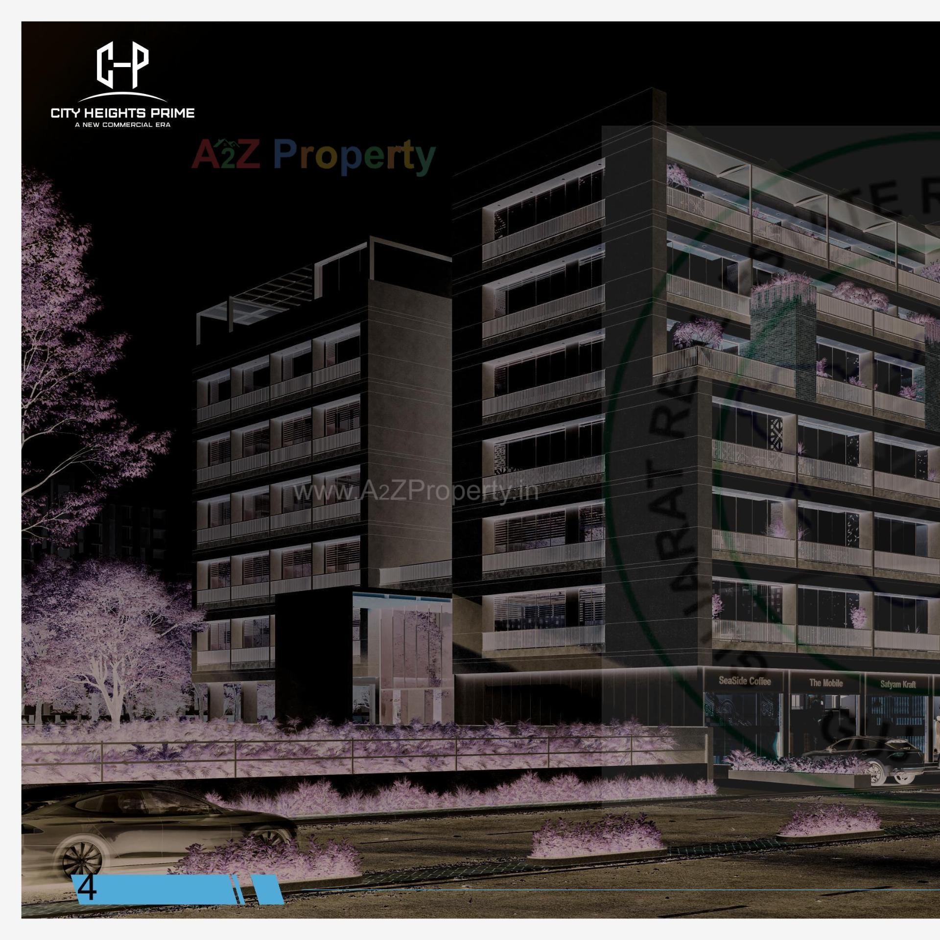 3D Elevation of real estate project City Heights Prime located at Bhavnagar, Bhavnagar, Gujarat