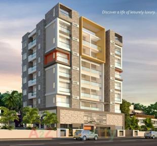 Elevation of real estate project De Luxuria located at Kalvibid, Bhavnagar, Gujarat