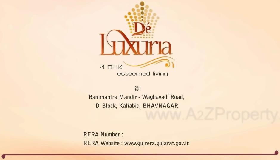  of real estate project De Luxuria located at Kalvibid, Bhavnagar, Gujarat