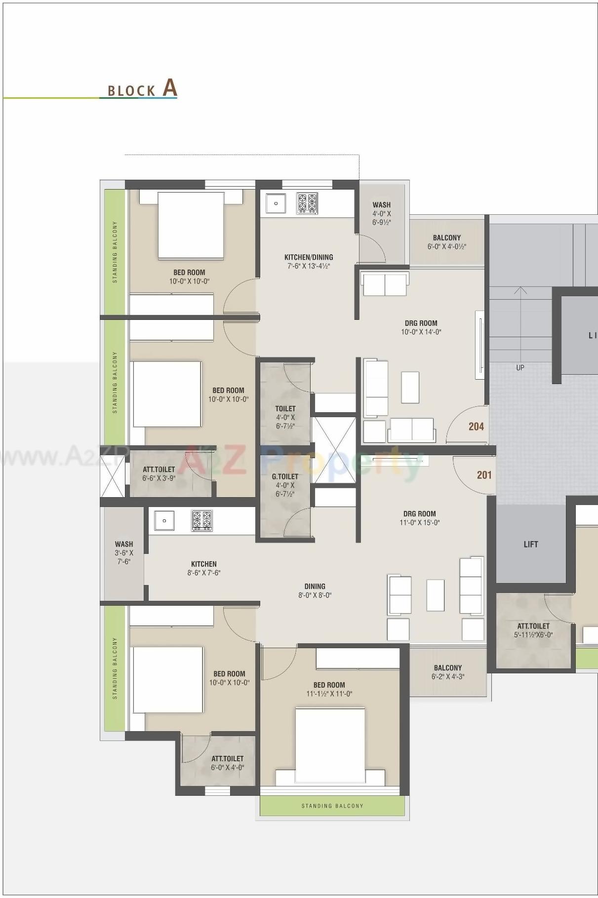 Layout of real estate project Dev Enclave located at Ruva, Bhavnagar, Gujarat