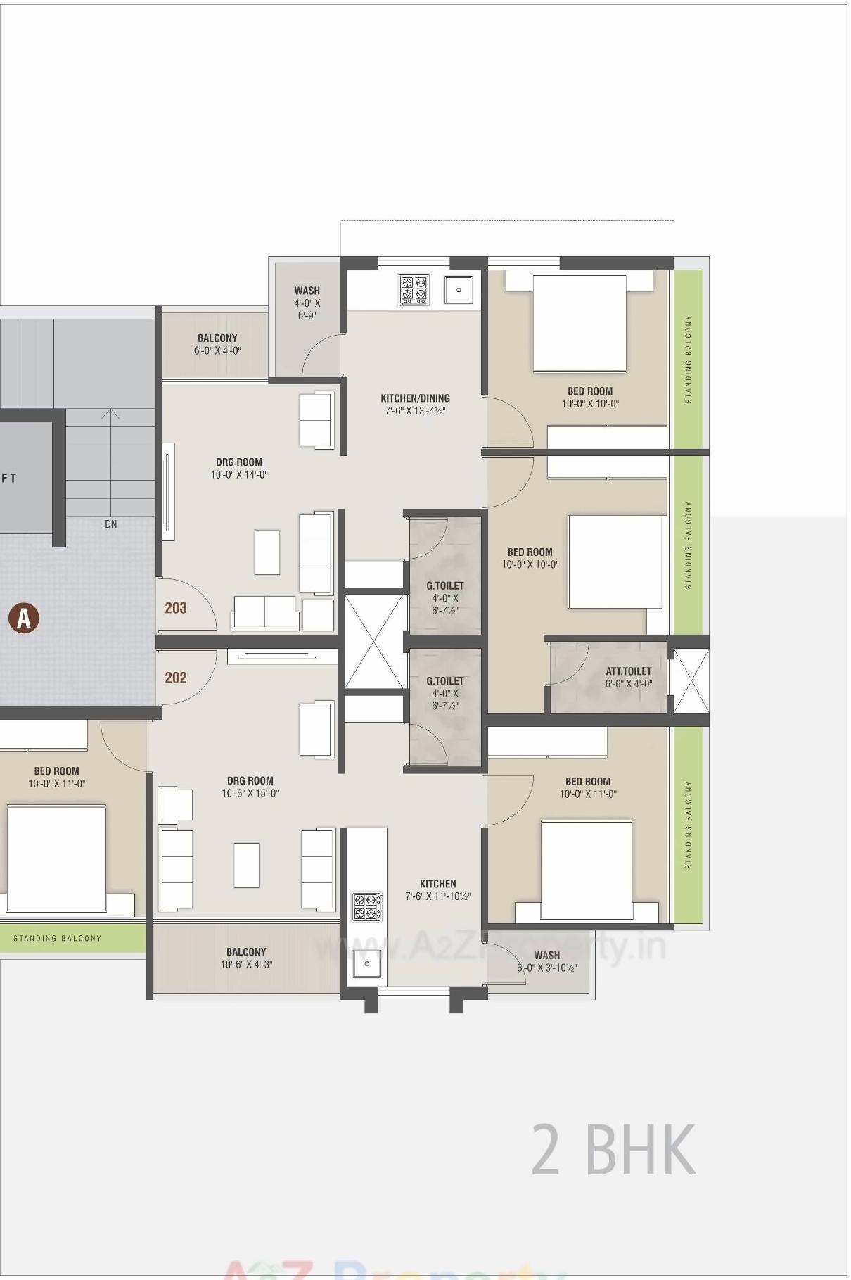 Layout of real estate project Dev Enclave located at Ruva, Bhavnagar, Gujarat