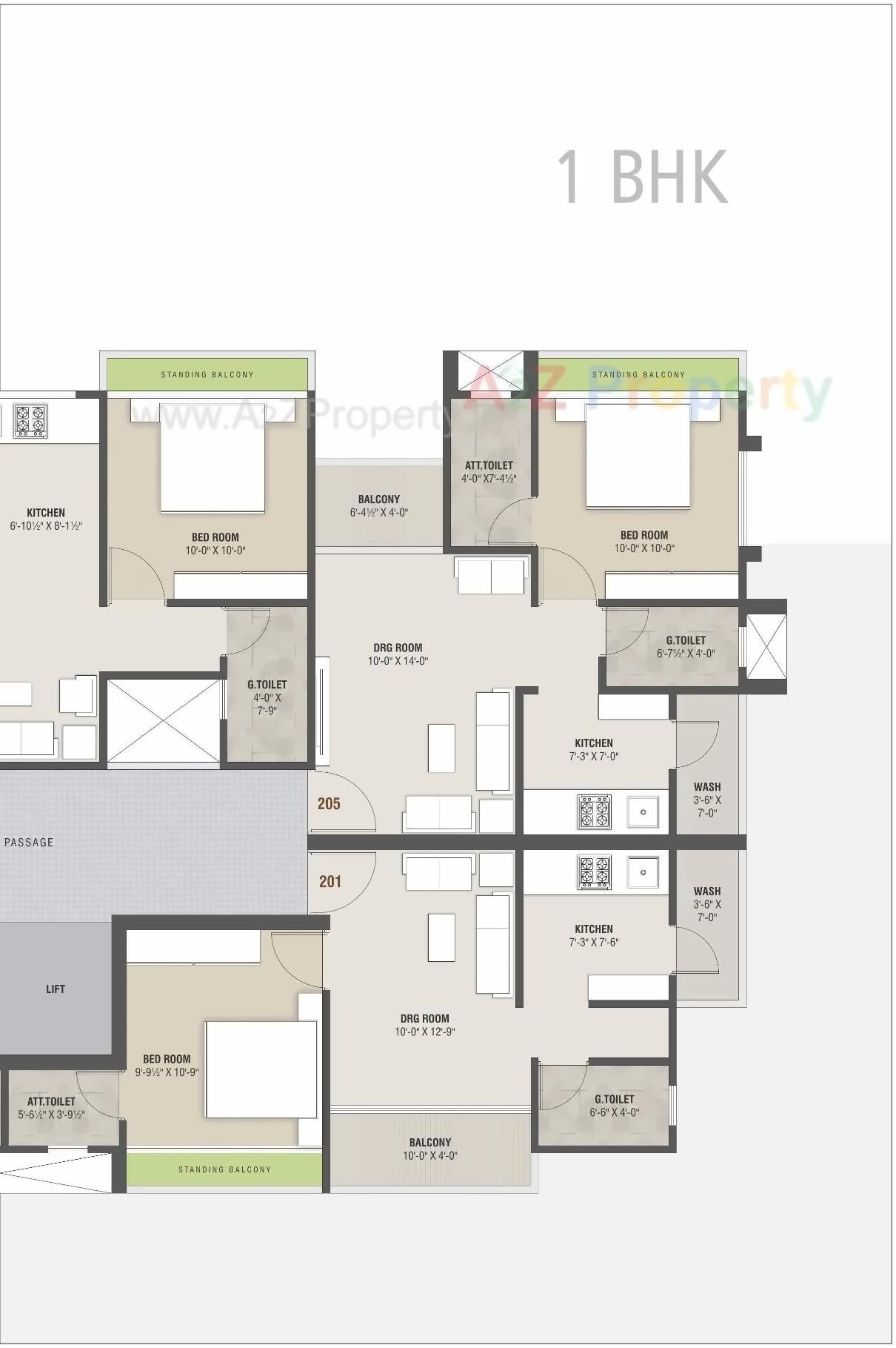 Layout of real estate project Dev Enclave located at Ruva, Bhavnagar, Gujarat