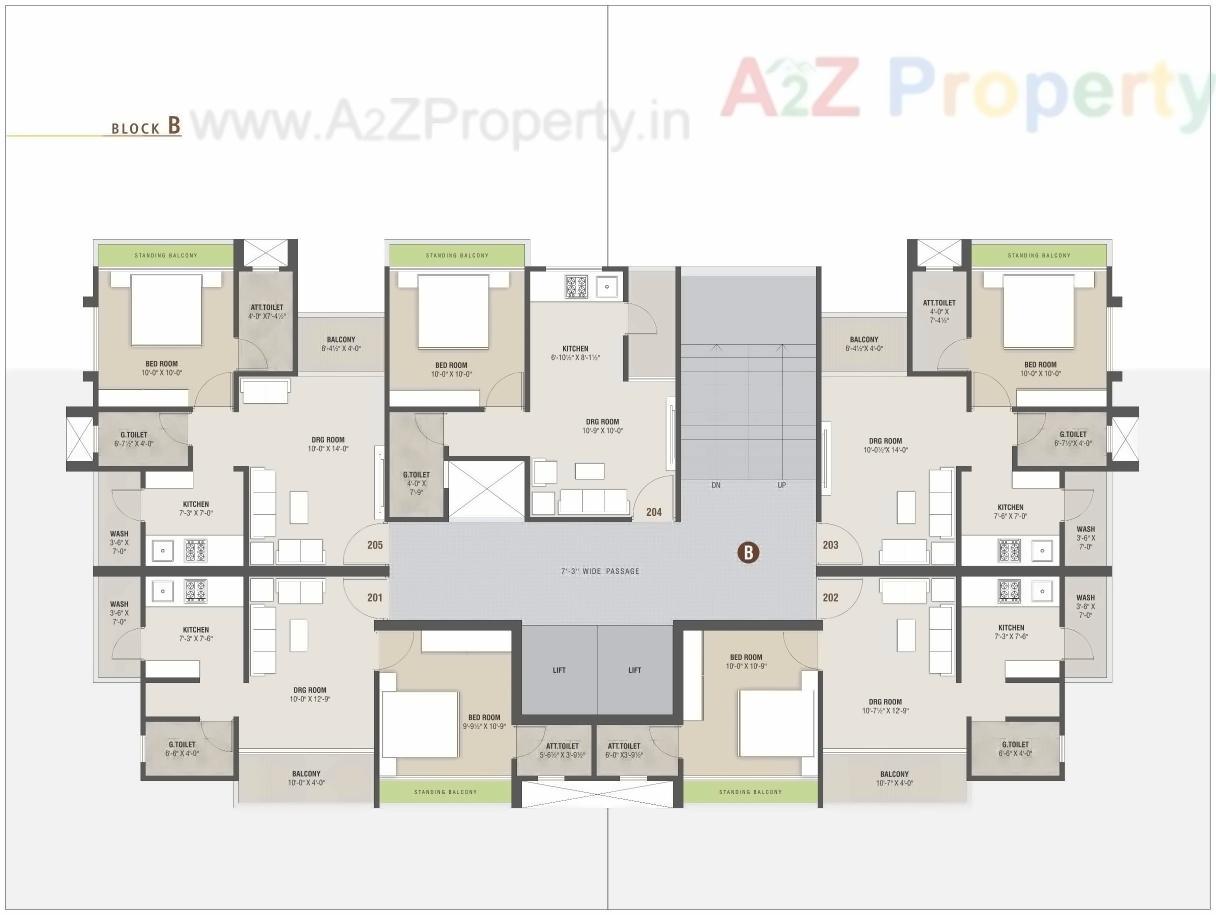 Layout of real estate project Dev Enclave Ii located at Bhavnagar, Bhavnagar, Gujarat