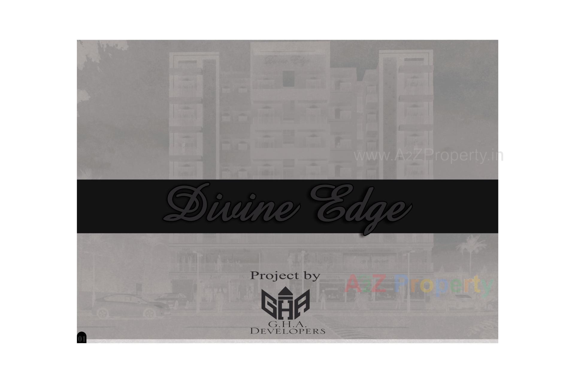 Layout of real estate project Divine Edge located at Ruva, Bhavnagar, Gujarat