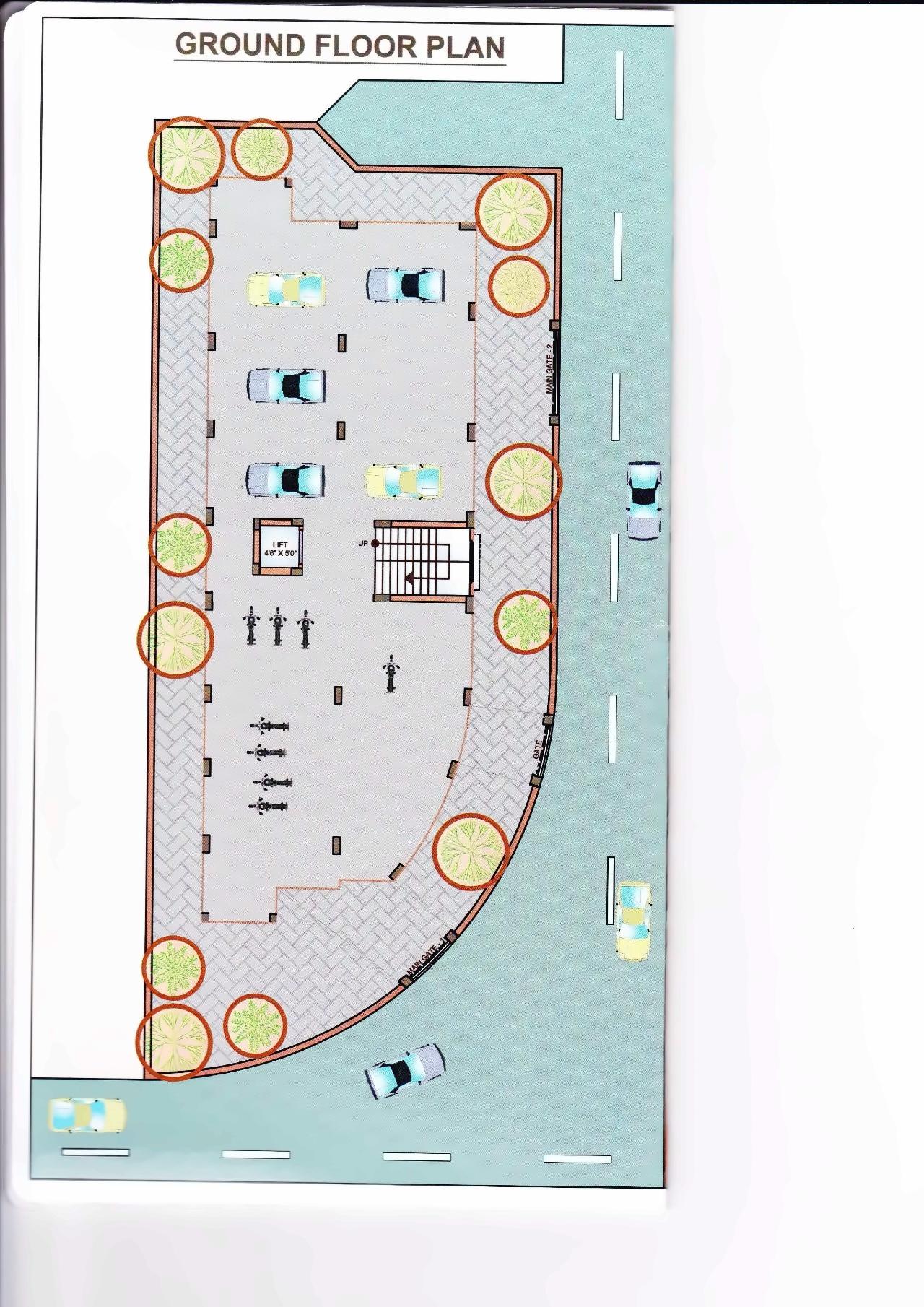 Layout of real estate project Dr Sidi Residency located at Bhavnagar, Bhavnagar, Gujarat