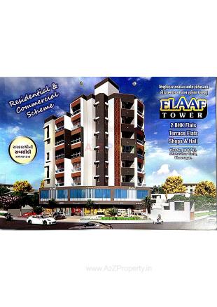 Elevation of real estate project Elaaf Tower located at Bhavnagar, Bhavnagar, Gujarat