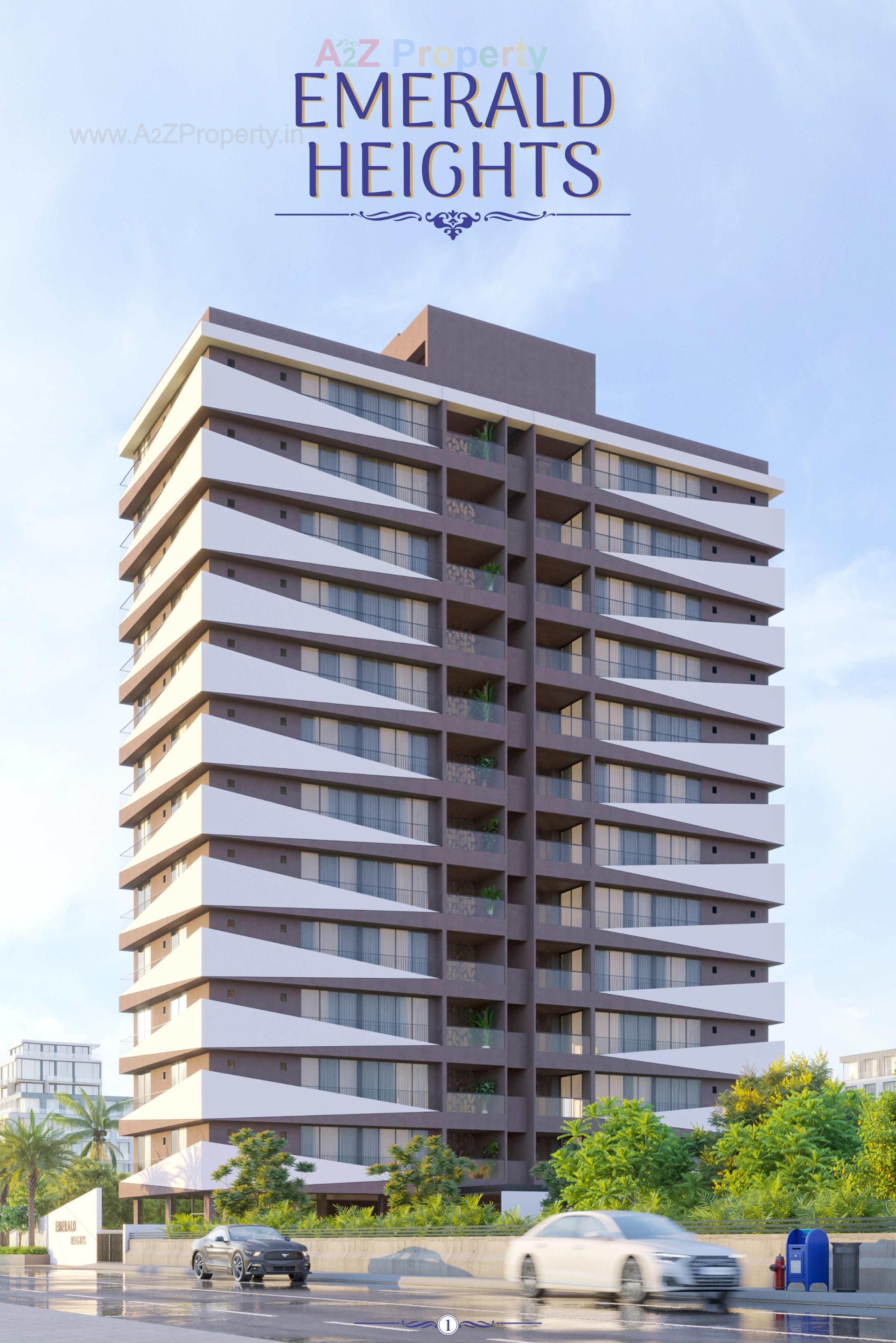 3D Elevation of real estate project Emerald Heights located at Bhavnagar, Bhavnagar, Gujarat