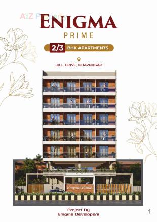 Elevation of real estate project Enigma Prime located at Bhavnagar, Bhavnagar, Gujarat