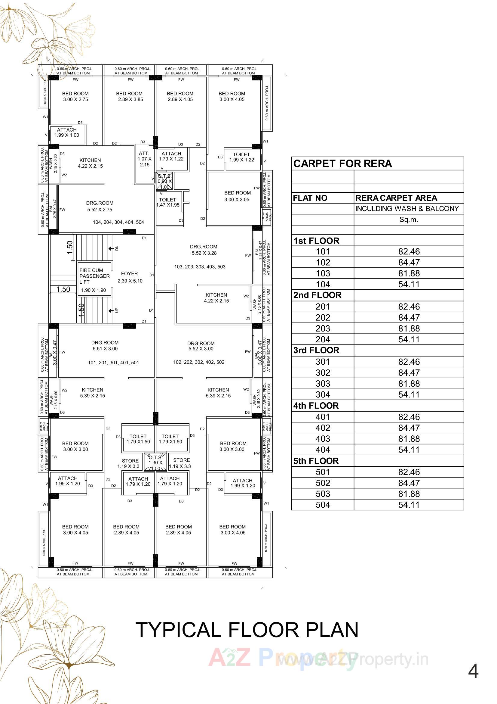Layout of real estate project Enigma Prime located at Bhavnagar, Bhavnagar, Gujarat