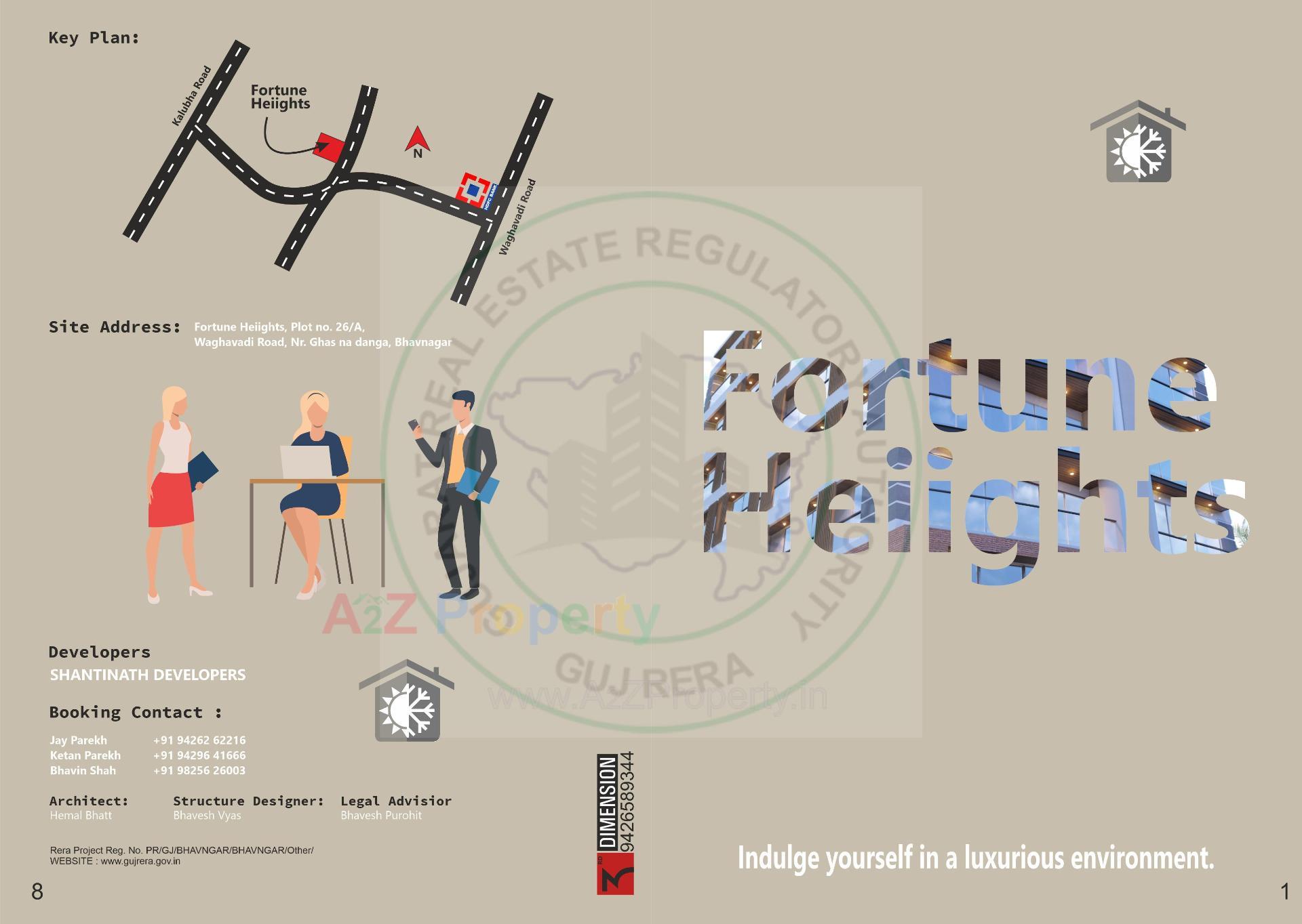  of real estate project Fortune Heiights located at Bhavnagar, Bhavnagar, Gujarat