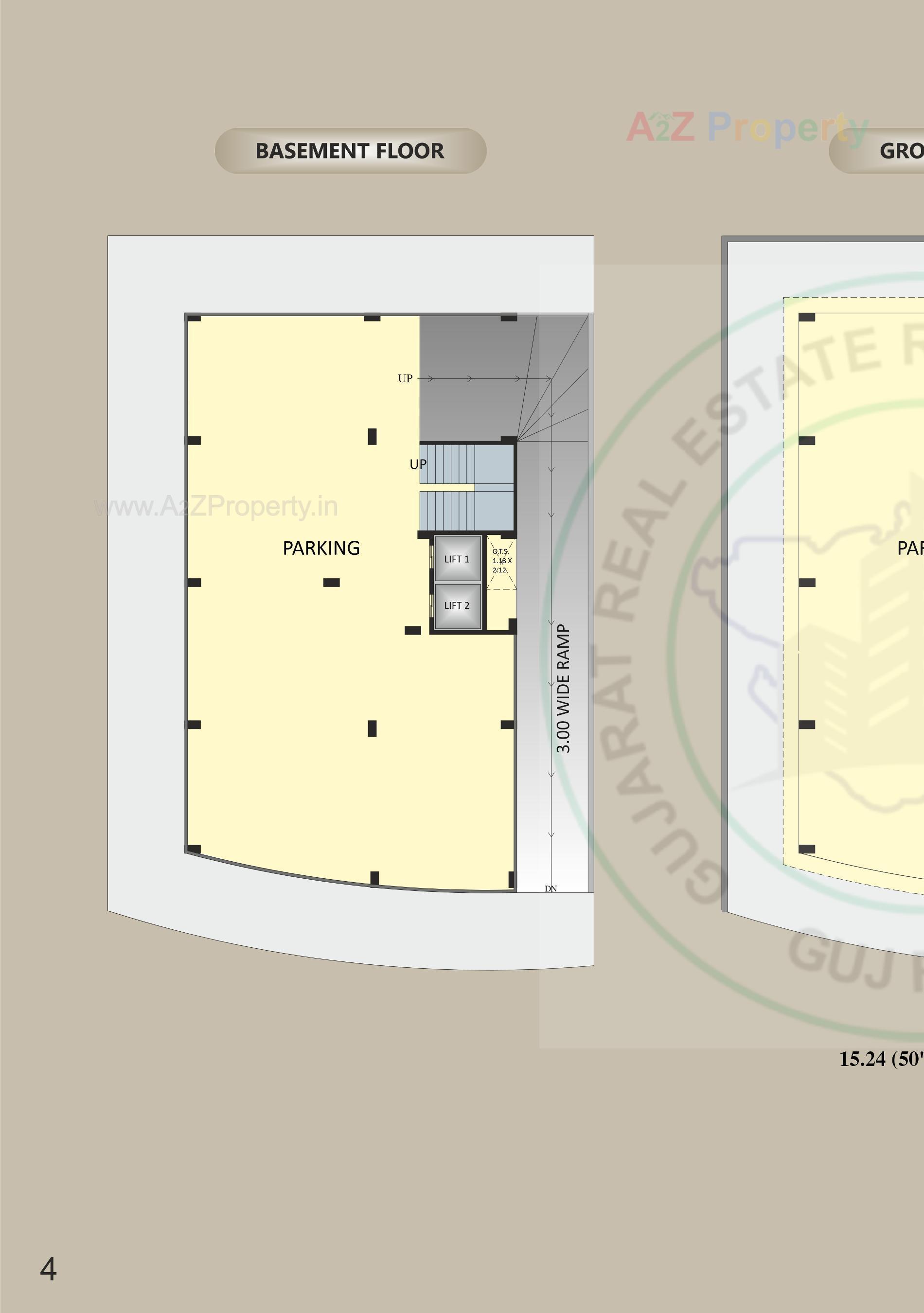 Layout of real estate project Fortune Heiights located at Bhavnagar, Bhavnagar, Gujarat