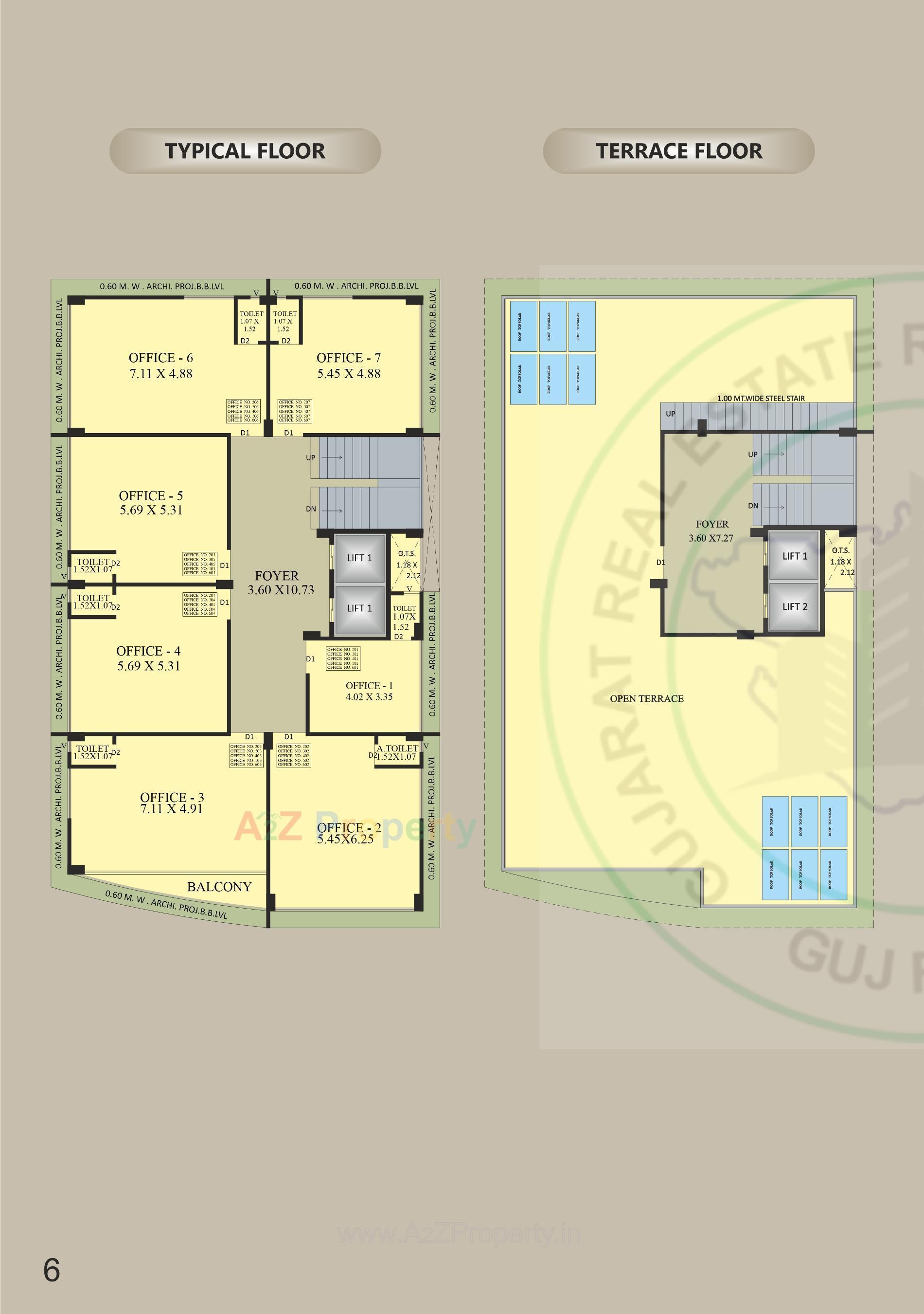 Layout of real estate project Fortune Heiights located at Bhavnagar, Bhavnagar, Gujarat