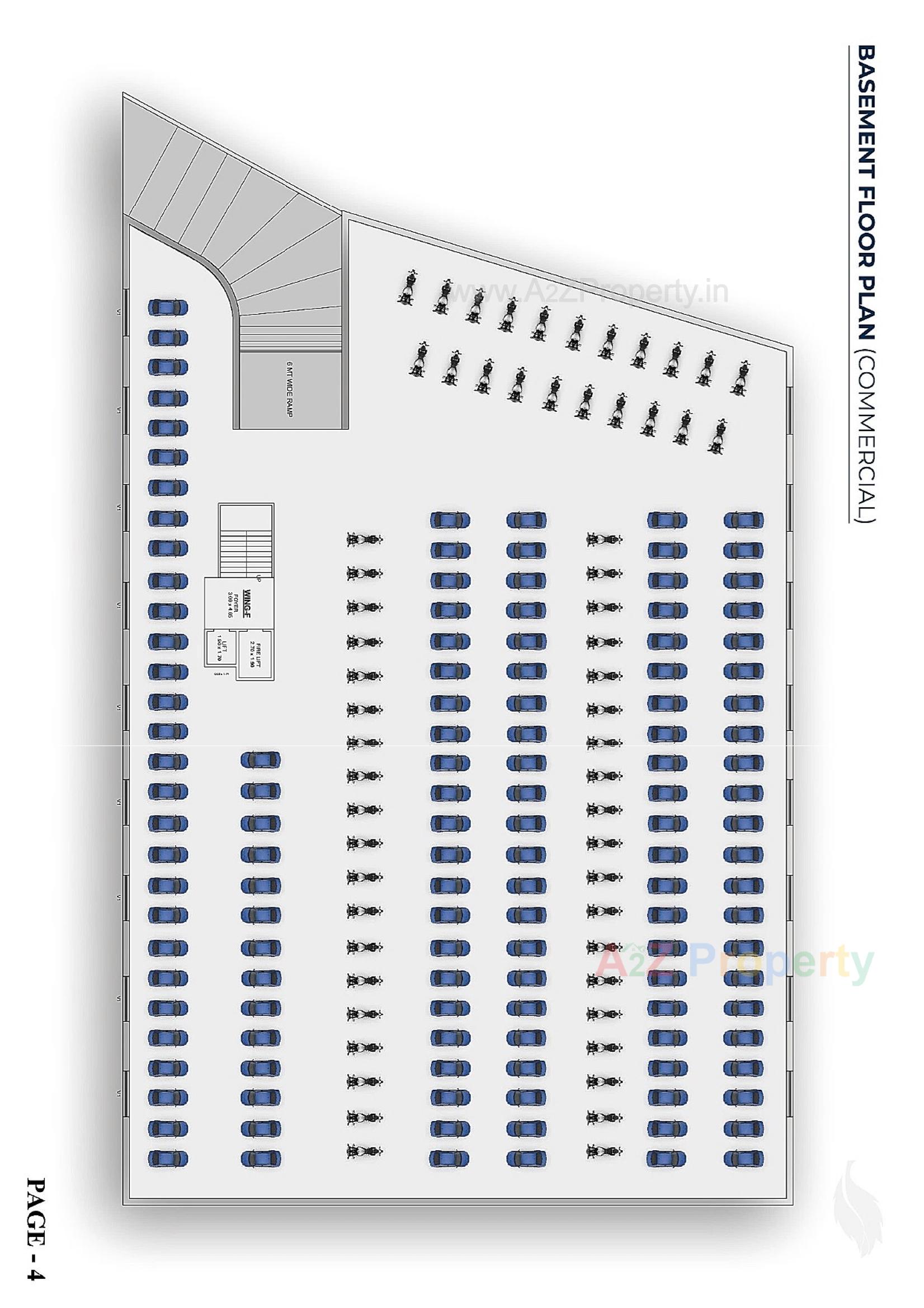 Layout of real estate project Golden Leaf located at Mahuva, Bhavnagar, Gujarat