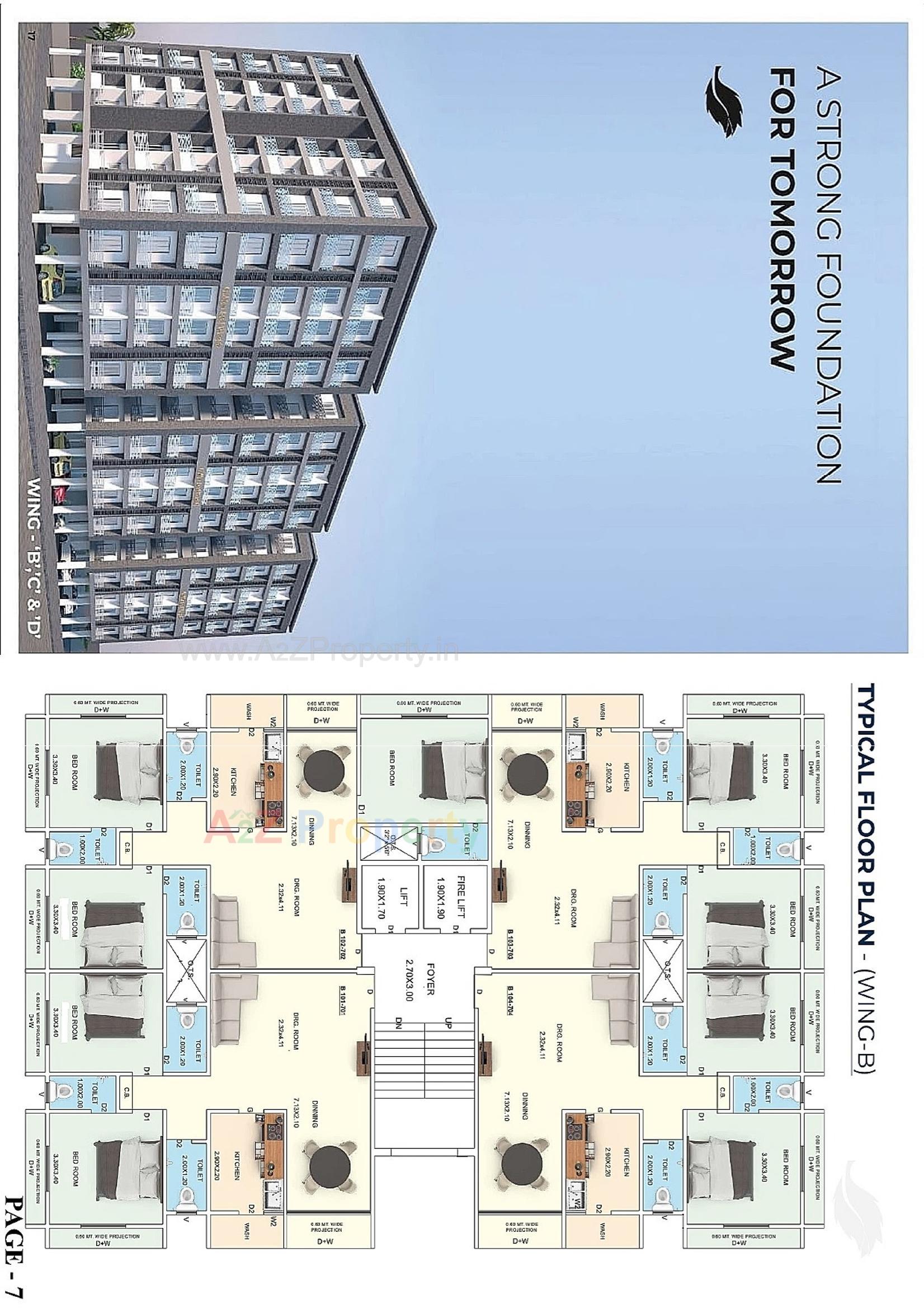 Layout of real estate project Golden Leaf located at Mahuva, Bhavnagar, Gujarat